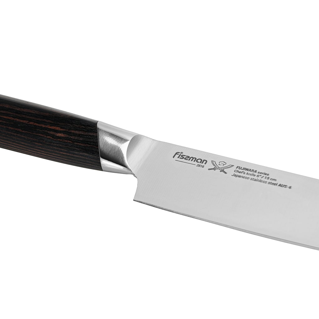 Fissman Fujiwara 15 cm Chef's Knife - Black