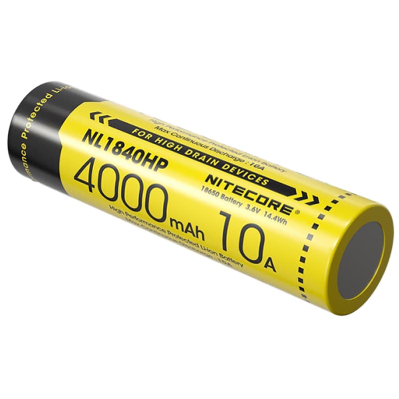 Nitecore NL1840HP 3.6 V Rechargeable Battery - 4000 mAh