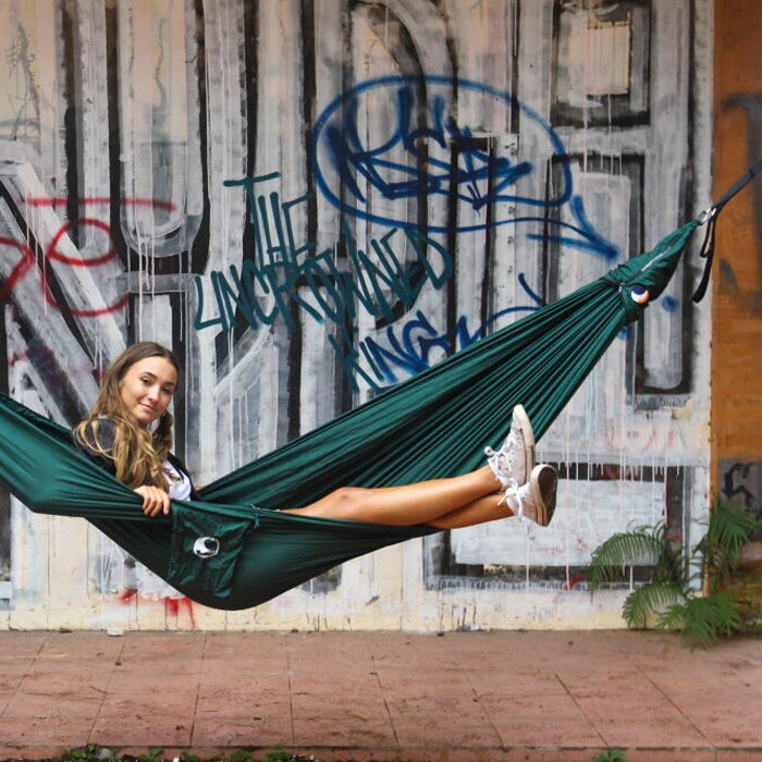 Ticket To The Moon Compact Hammock - Dark Green