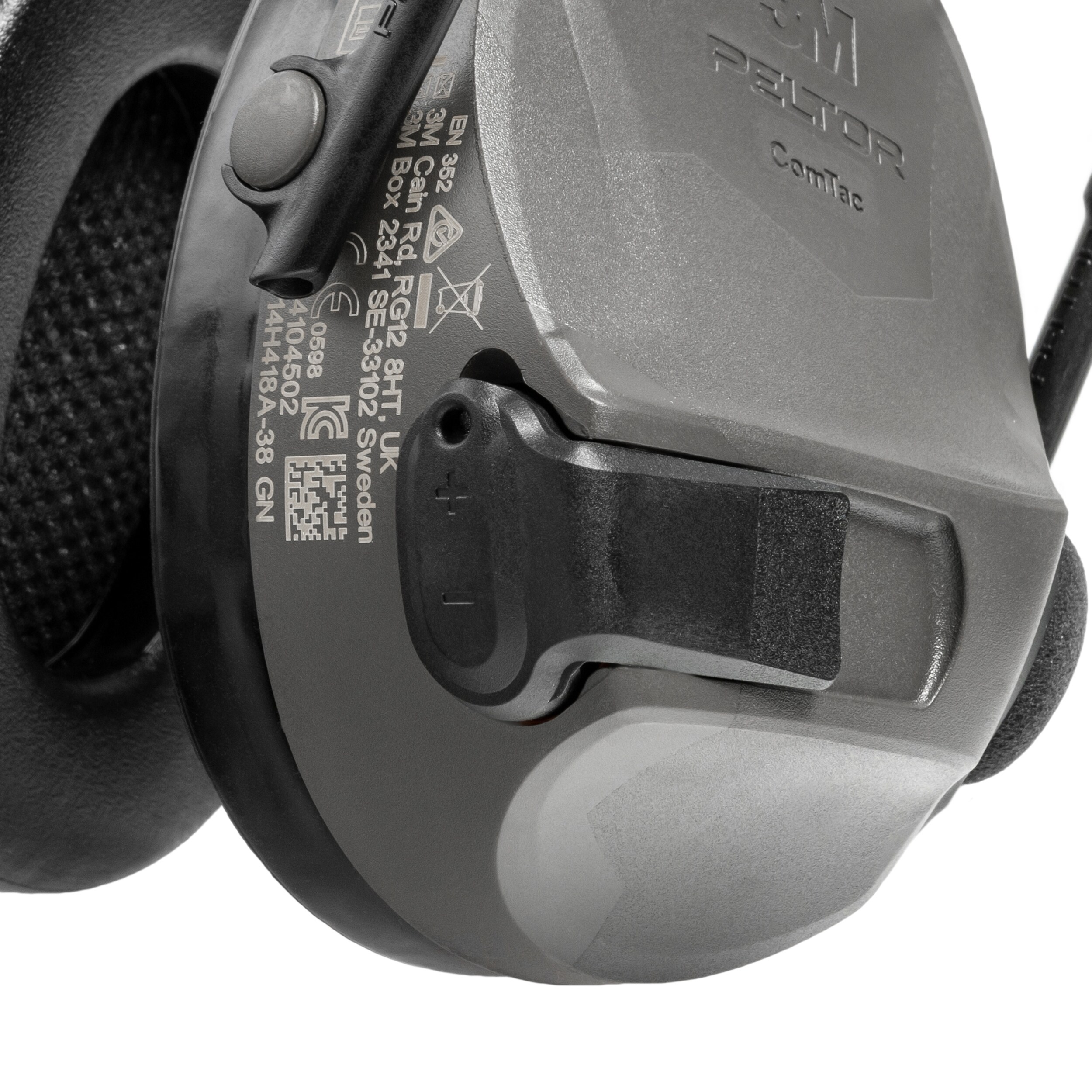 Peltor ComTac VIII 3M Active Hearing Protectors with microphone - Grey