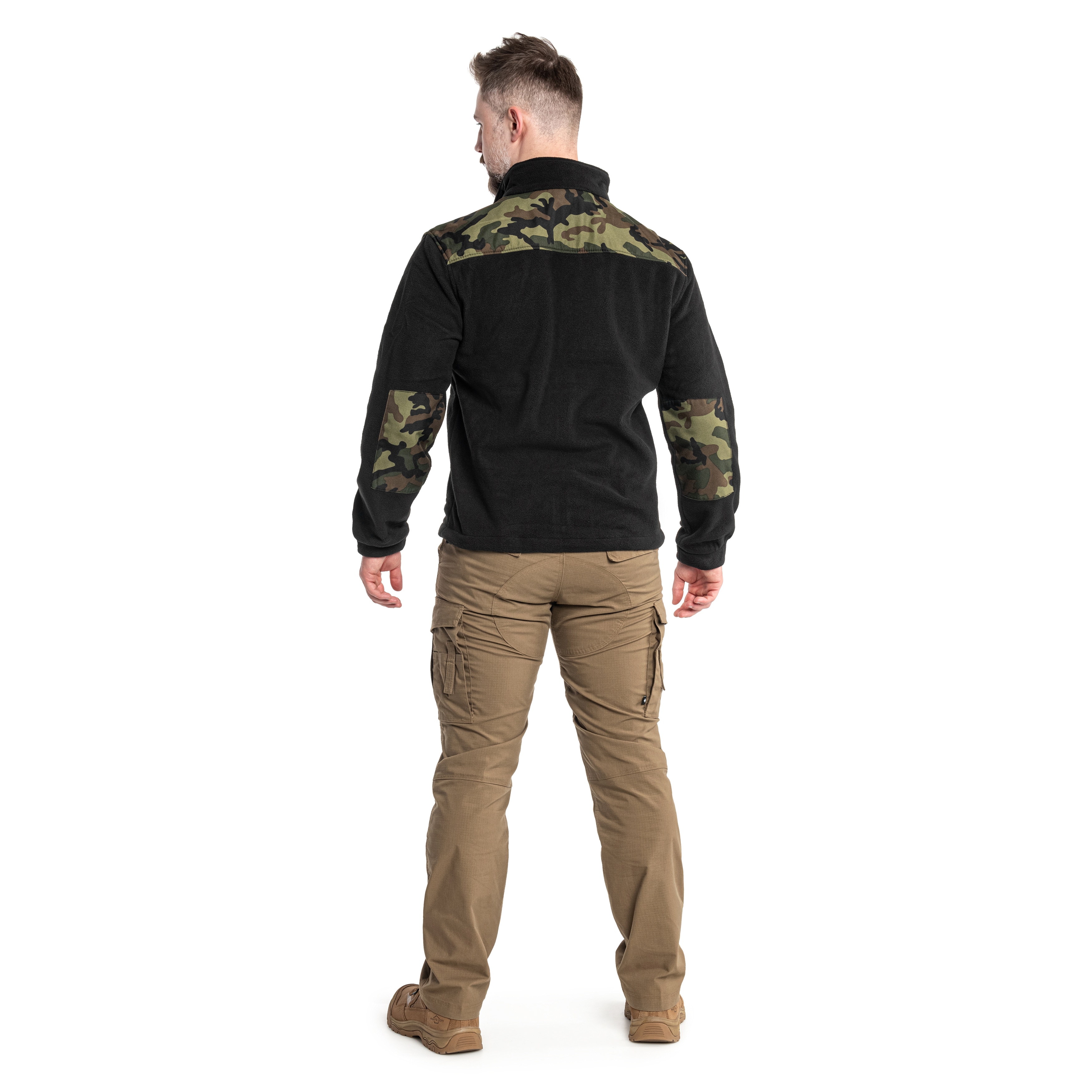 Military fleece - Black/Camouflage