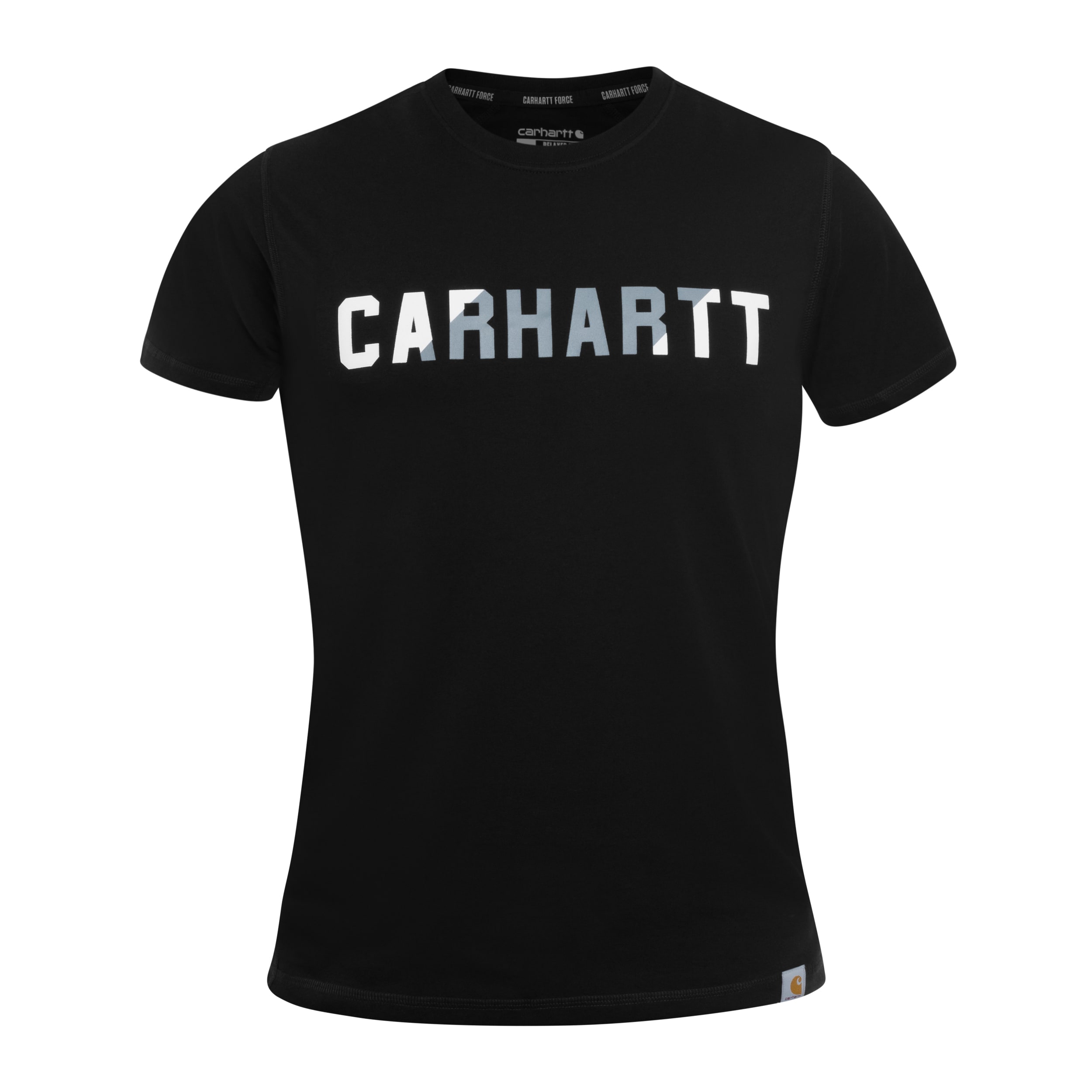 Carhartt Force Flex Block Logo T-shirt - Black