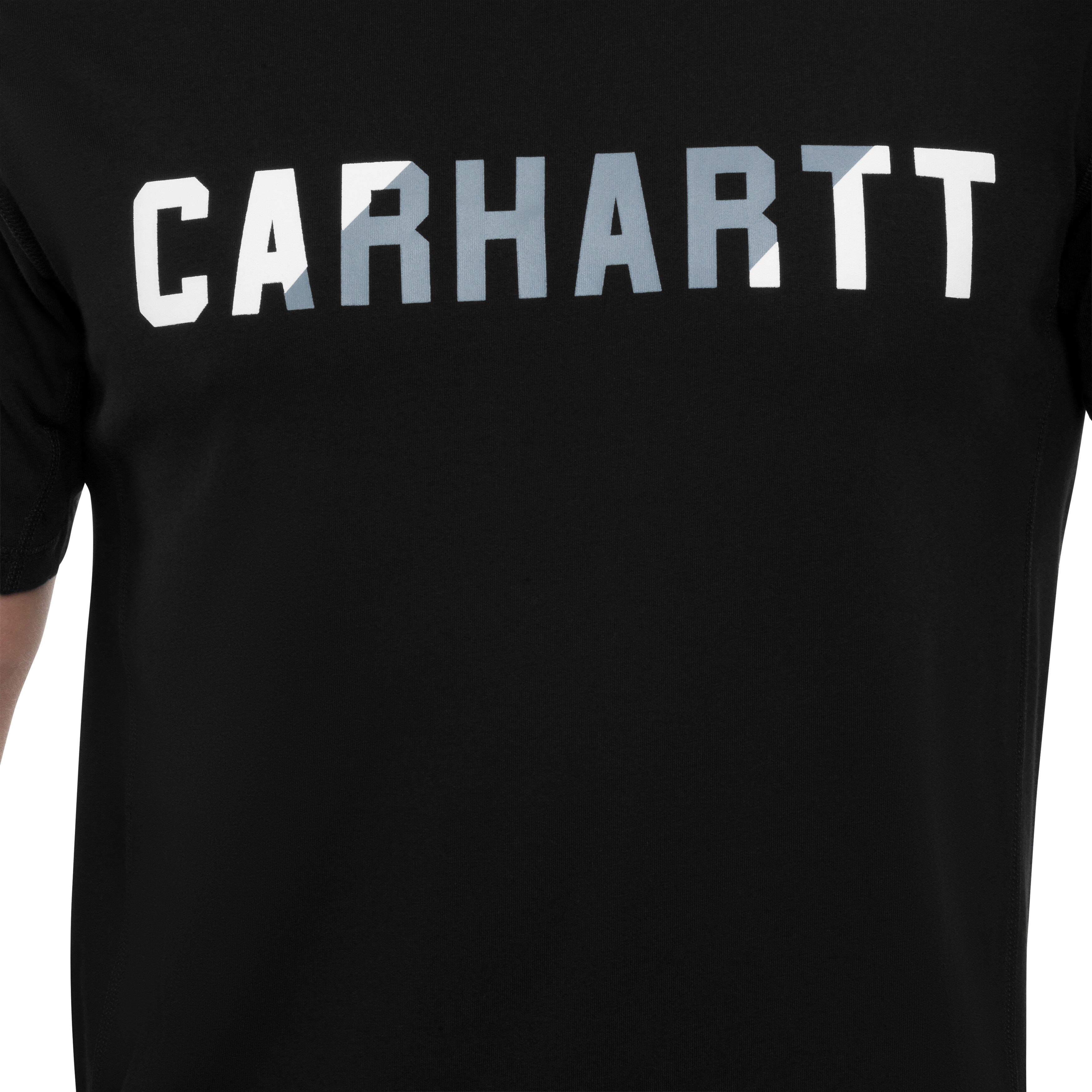 Carhartt Force Flex Block Logo T-shirt - Black