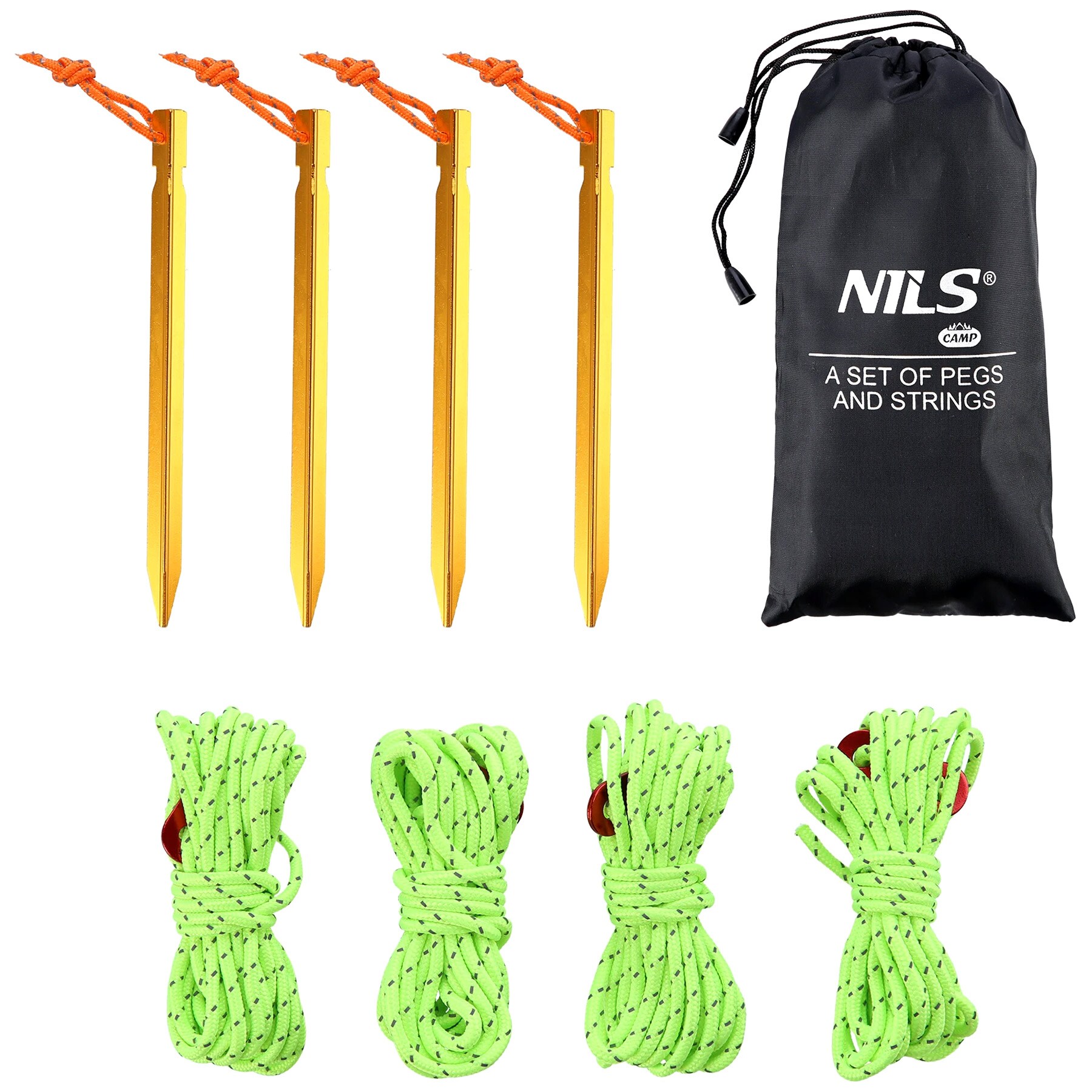 Nils Camp pegs and rope set