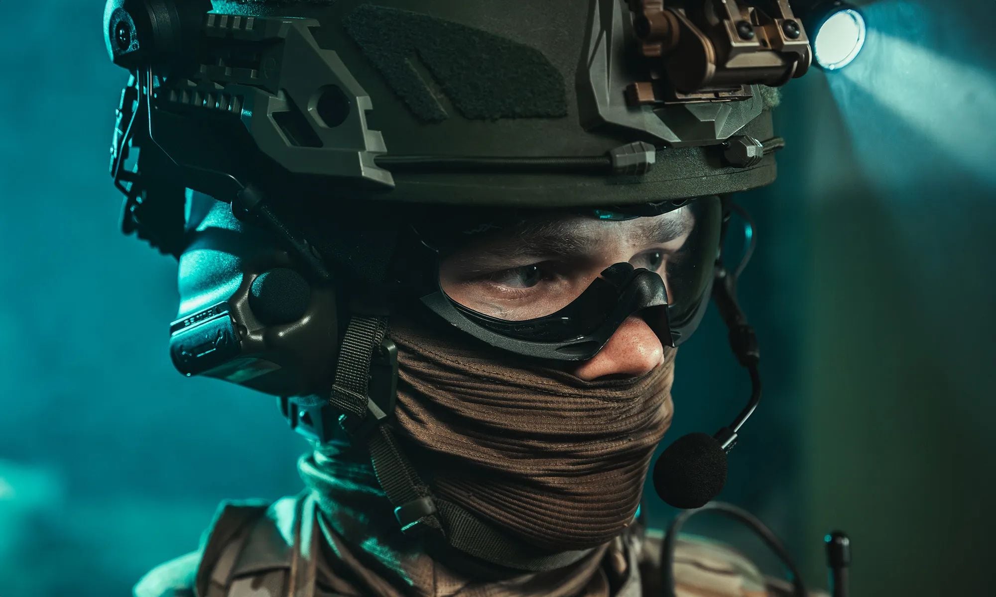 Wiley X Nerve Tactical Glasses Grey/Clear - Matte Black