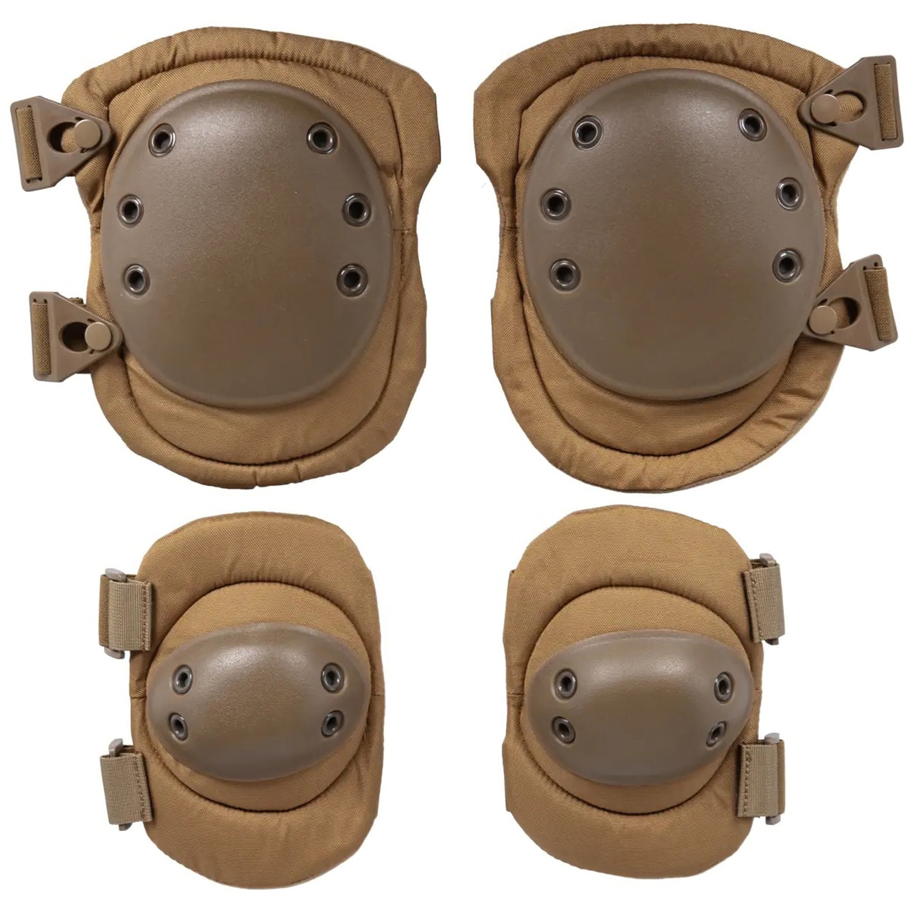 Wosport PA-07 knee and elbow protector set - Tan