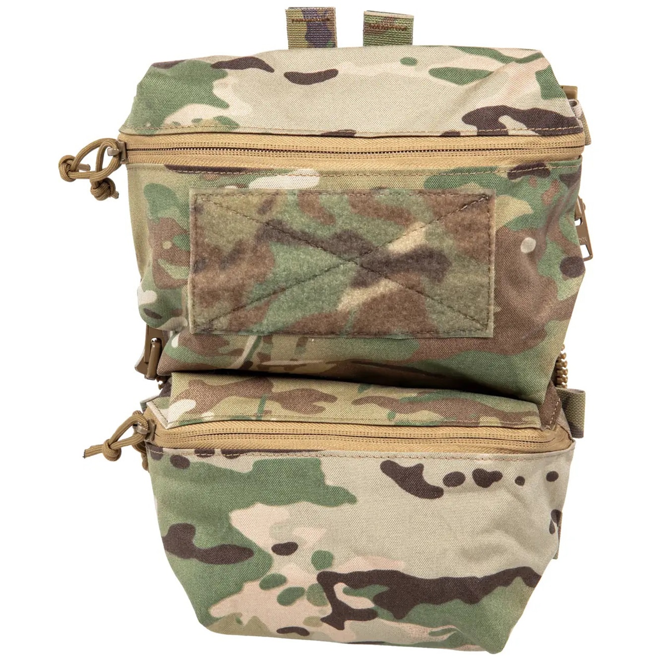 Wosport PC Back Panel Double Bag for V5 tactical vest - MultiCam