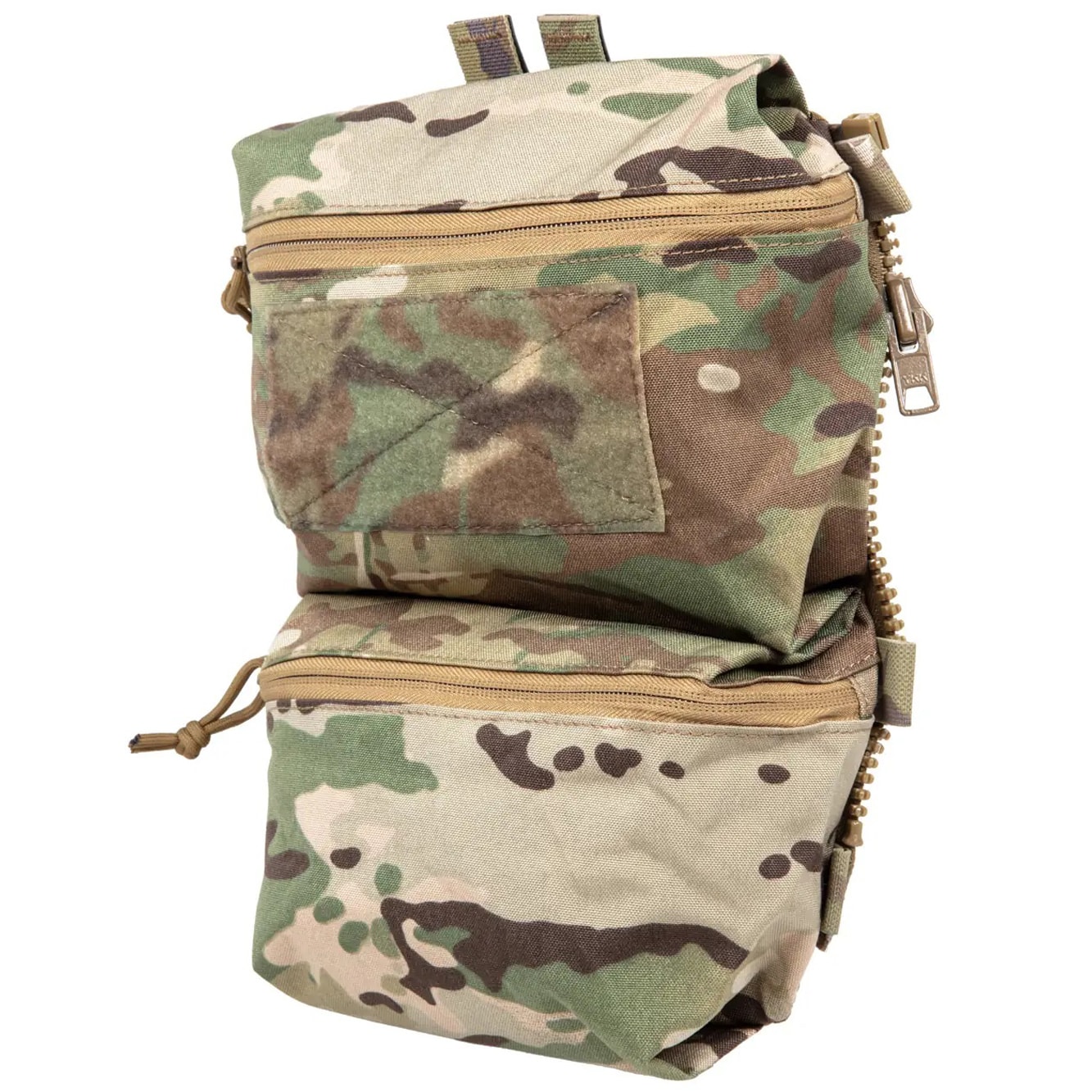 Wosport PC Back Panel Double Bag for V5 tactical vest - MultiCam