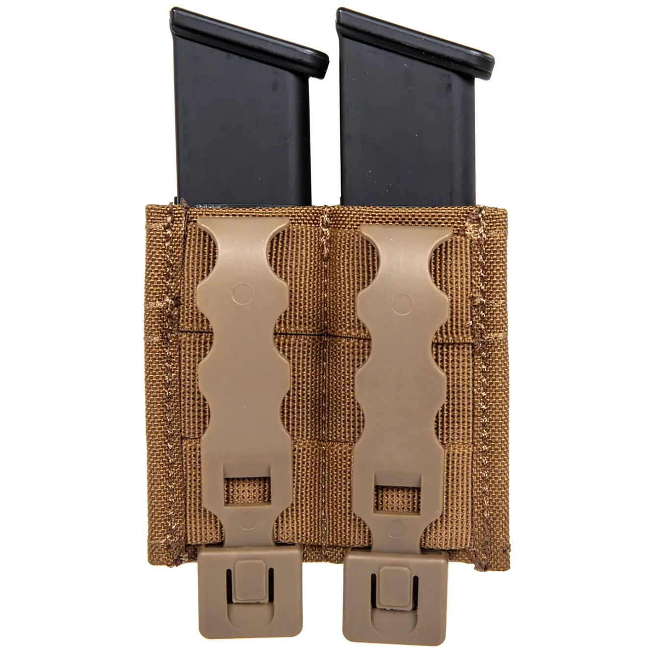 Wosport Double Pouch for 9 mm magazines - Coyote Brown