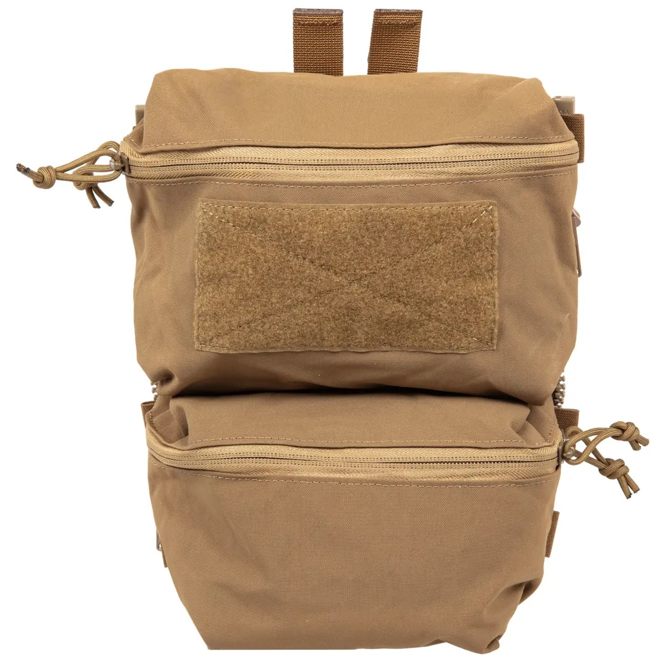 Wosport PC Back Panel Double Bag for V5 tactical vest - Coyote Brown