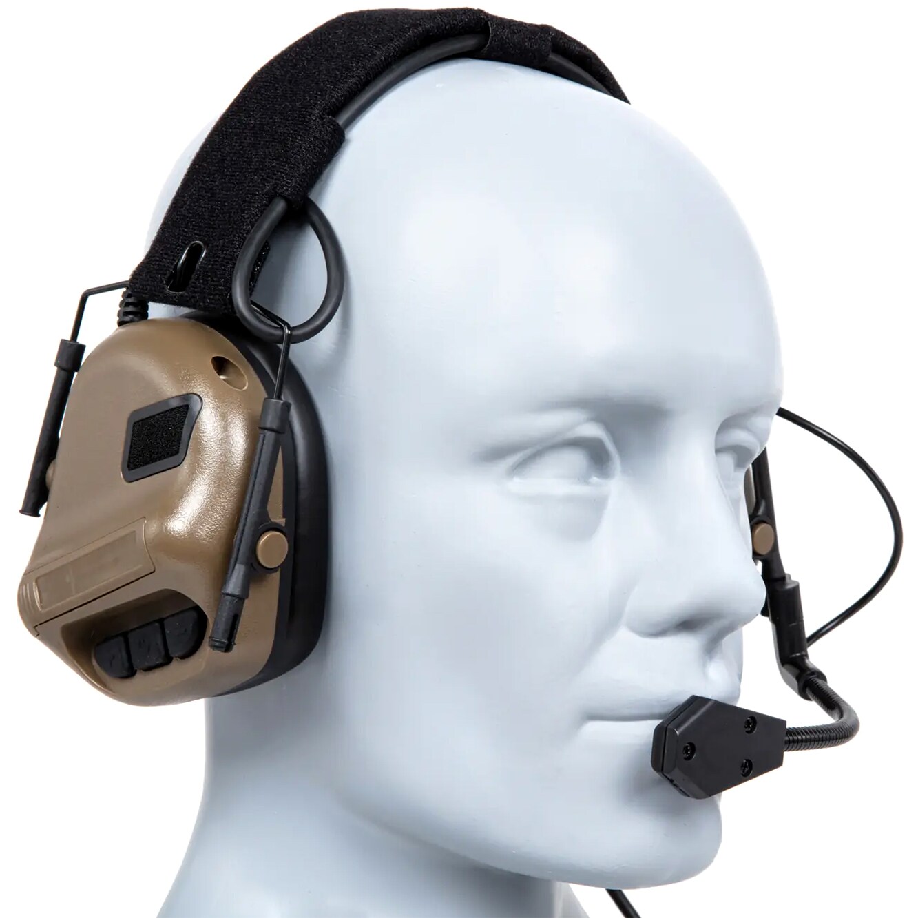 Wosport HD-19 Gen. 5 Tactical Headphones - Tan