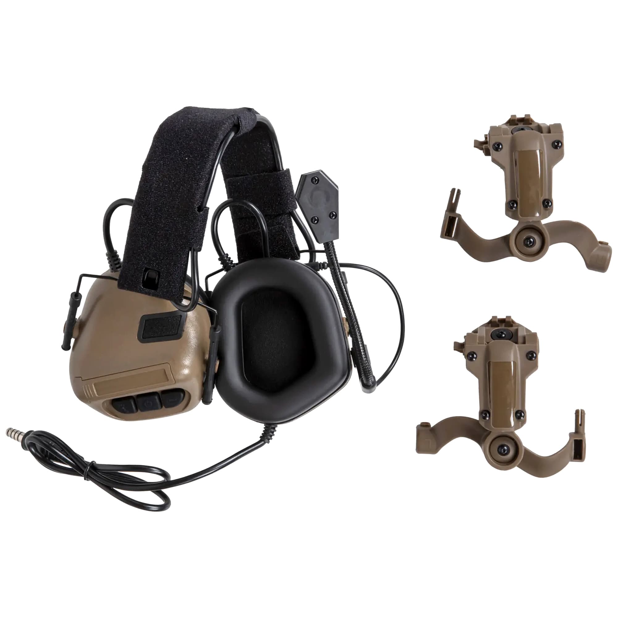 Wosport HD-19 Gen. 5 Tactical Headphones - Tan