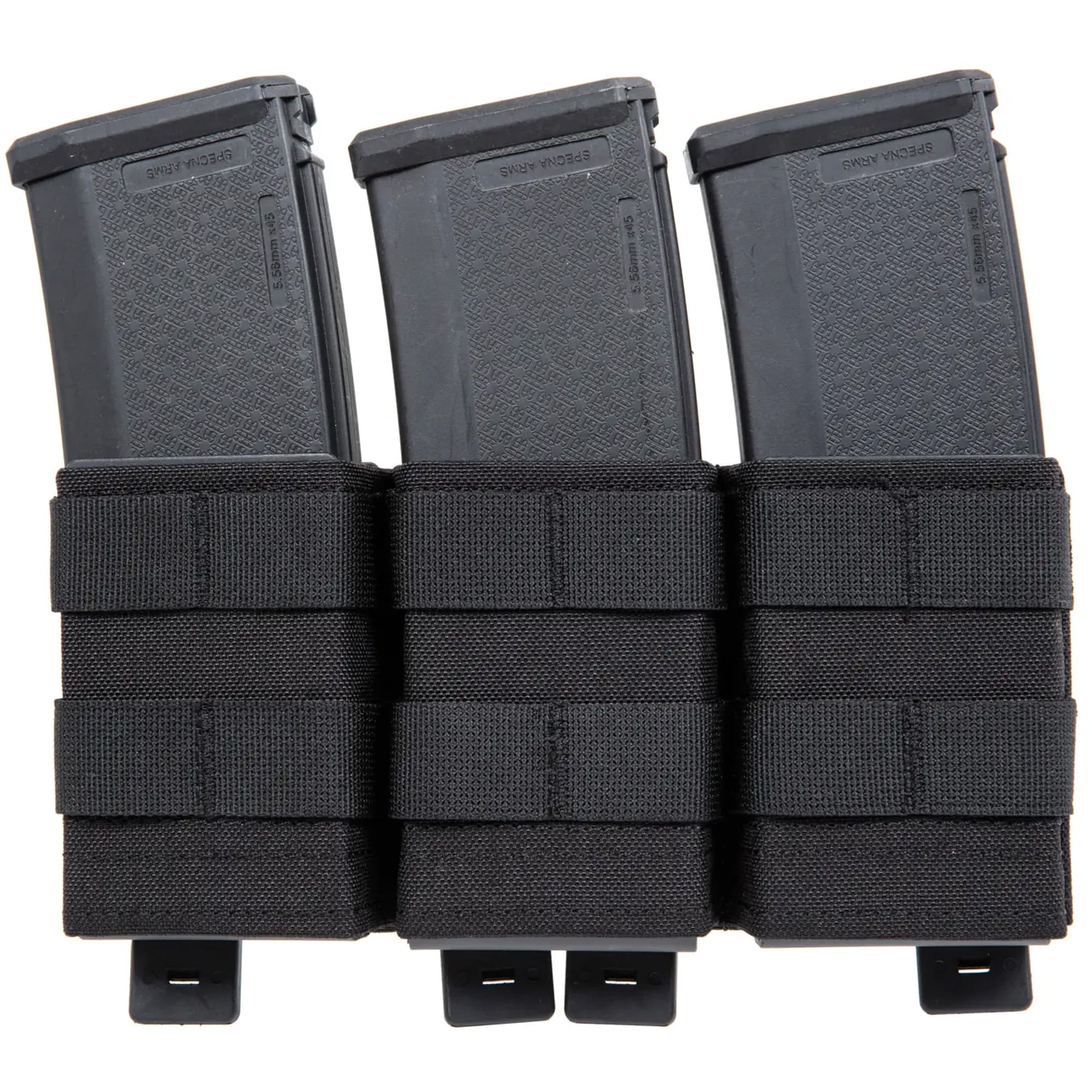 Wosport FAST triple open magazine pouch - Black