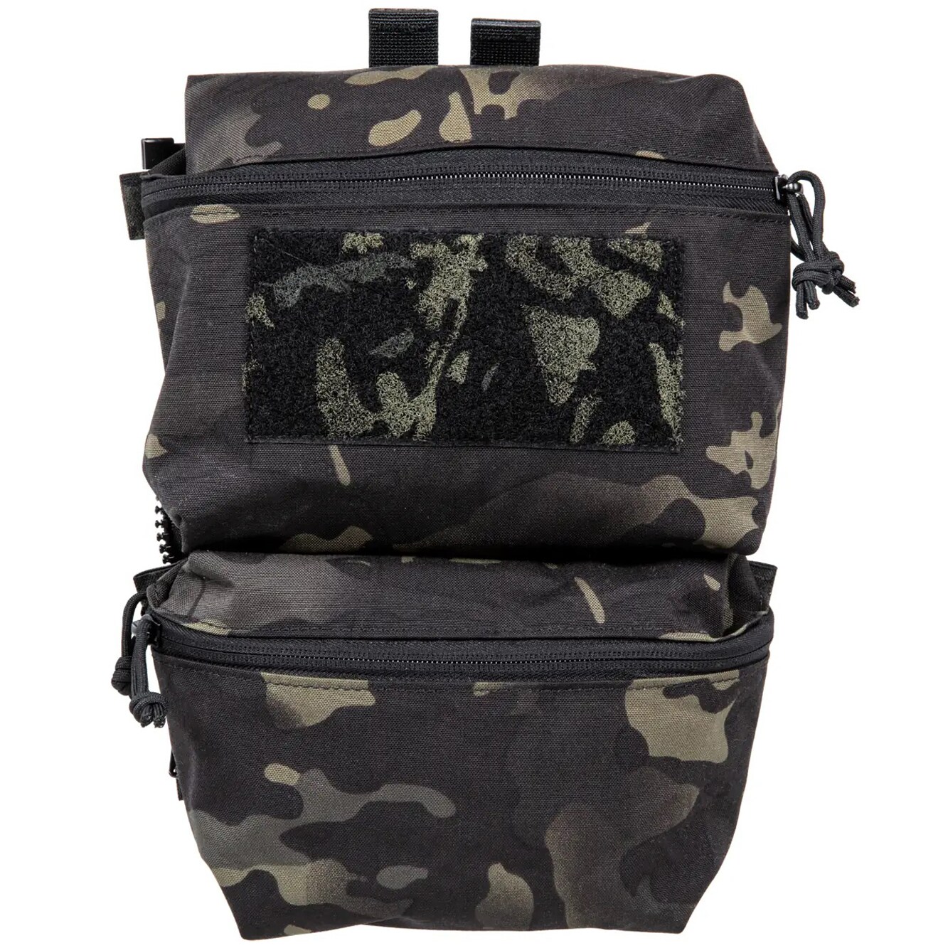 Wosport PC Back Panel Double Bag for V5 tactical vest - MultiCam Black