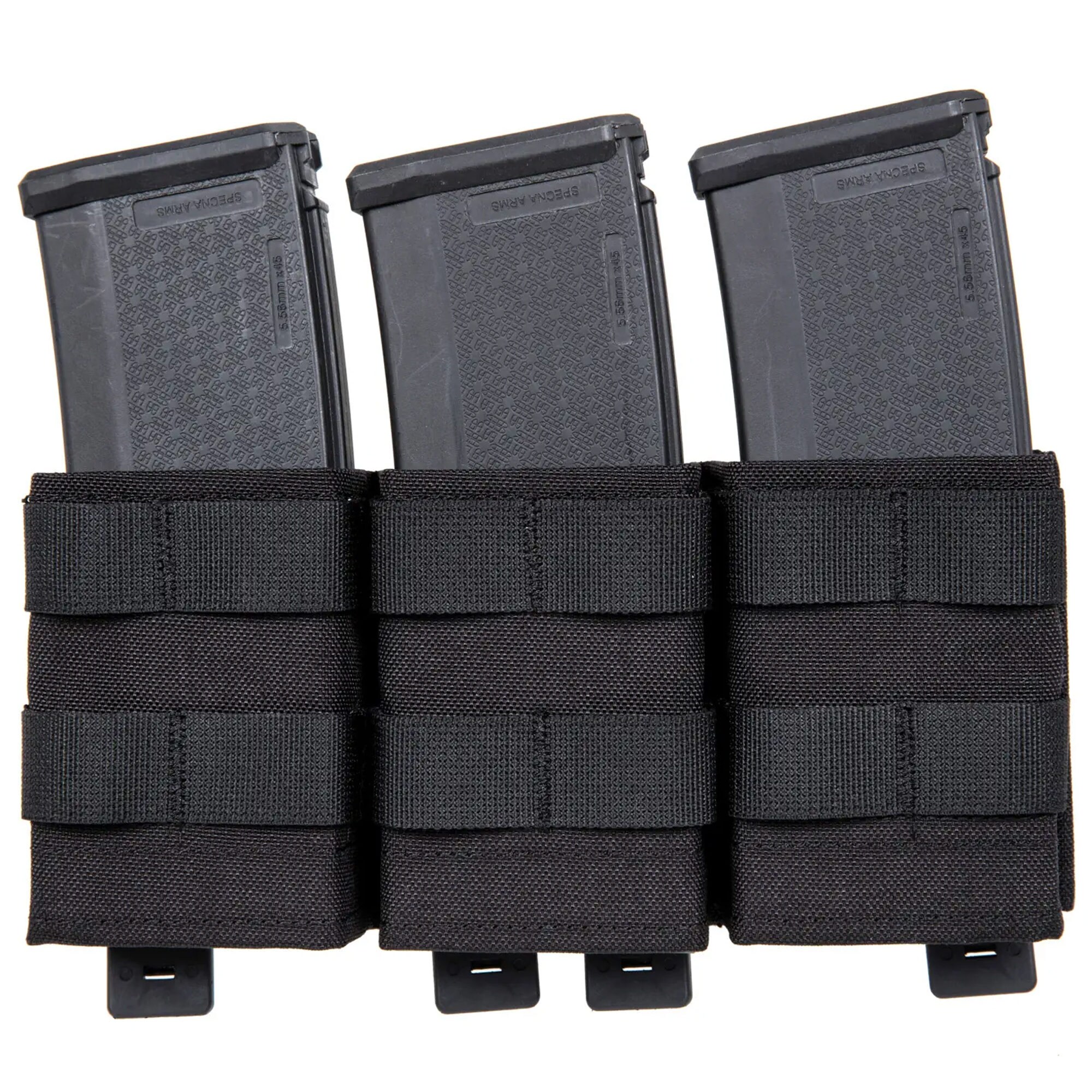 Wosport Triple pouch for 7.62 mm magazines - Black