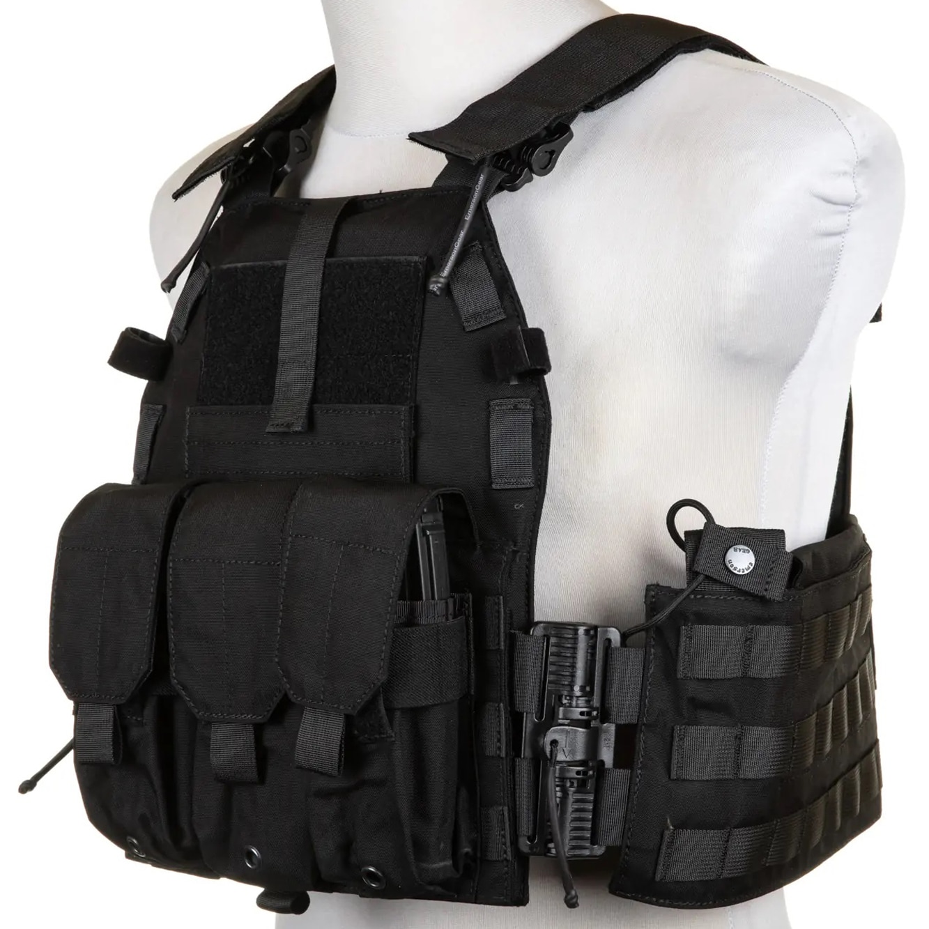 Emerson Gear Plate Carrier Blue Label 094K Tactical Vest - Black