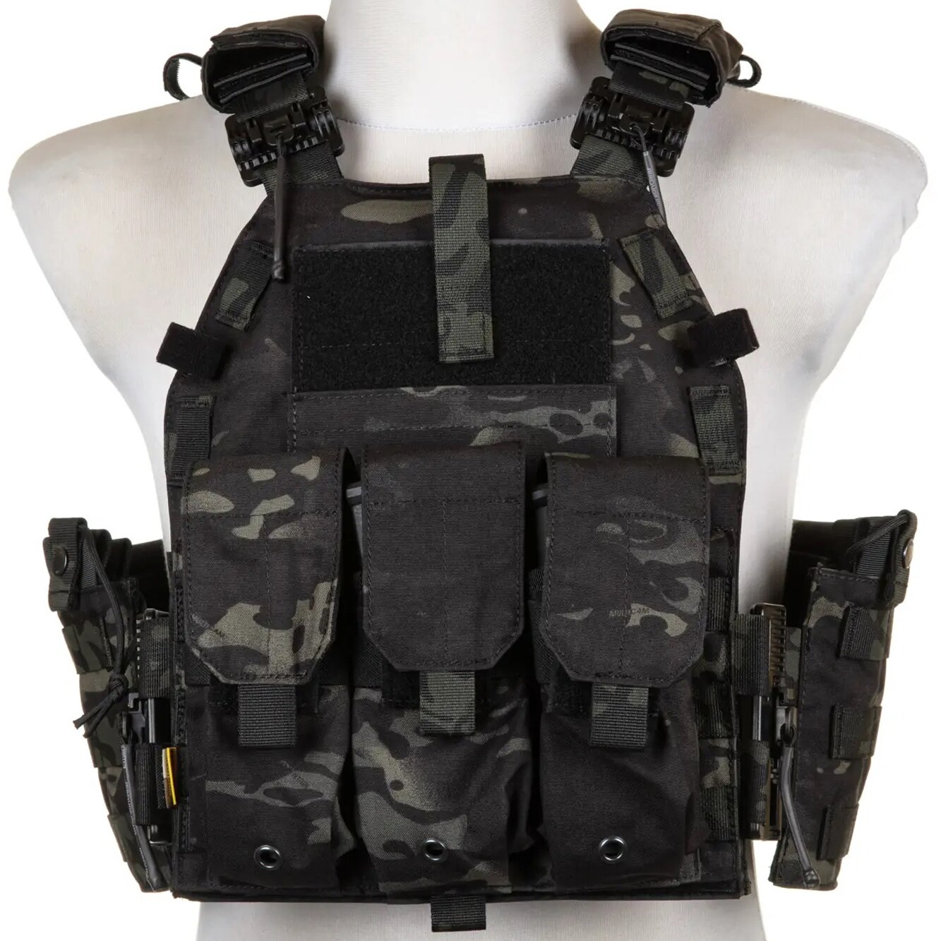 Emerson Gear Plate Carrier Blue Label 094K Tactical Vest - MultiCam Black