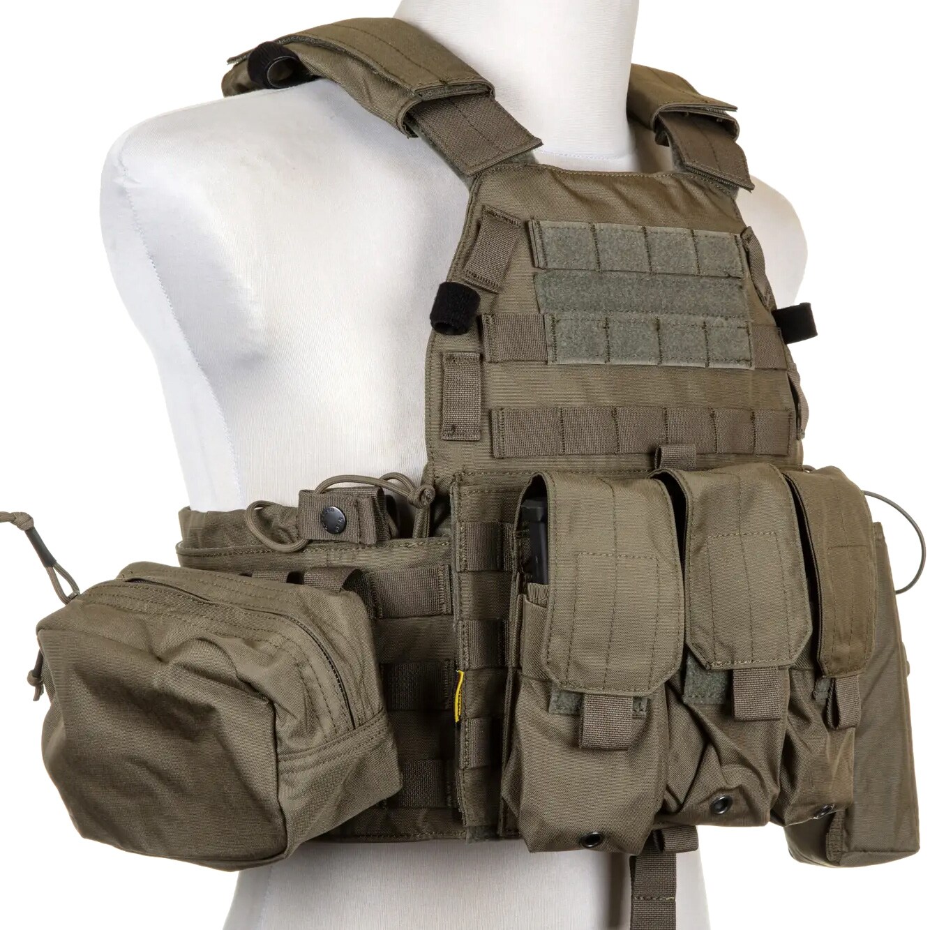 Emerson Plate Carrier 6094A Style Tactical Vest with pouch set - Ranger Green