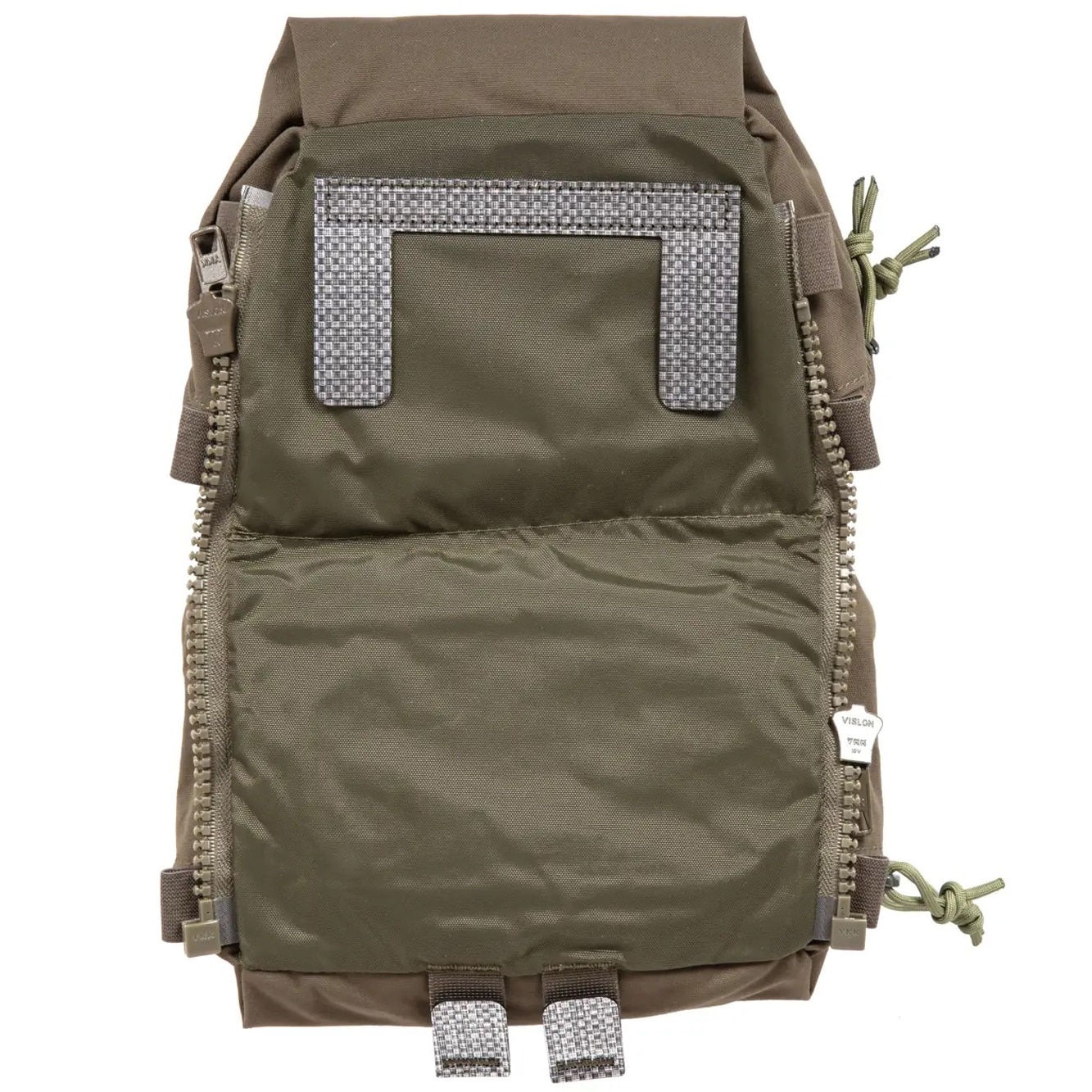 Wosport PC Back Panel Double Bag for V5 tactical vest - Ranger Green