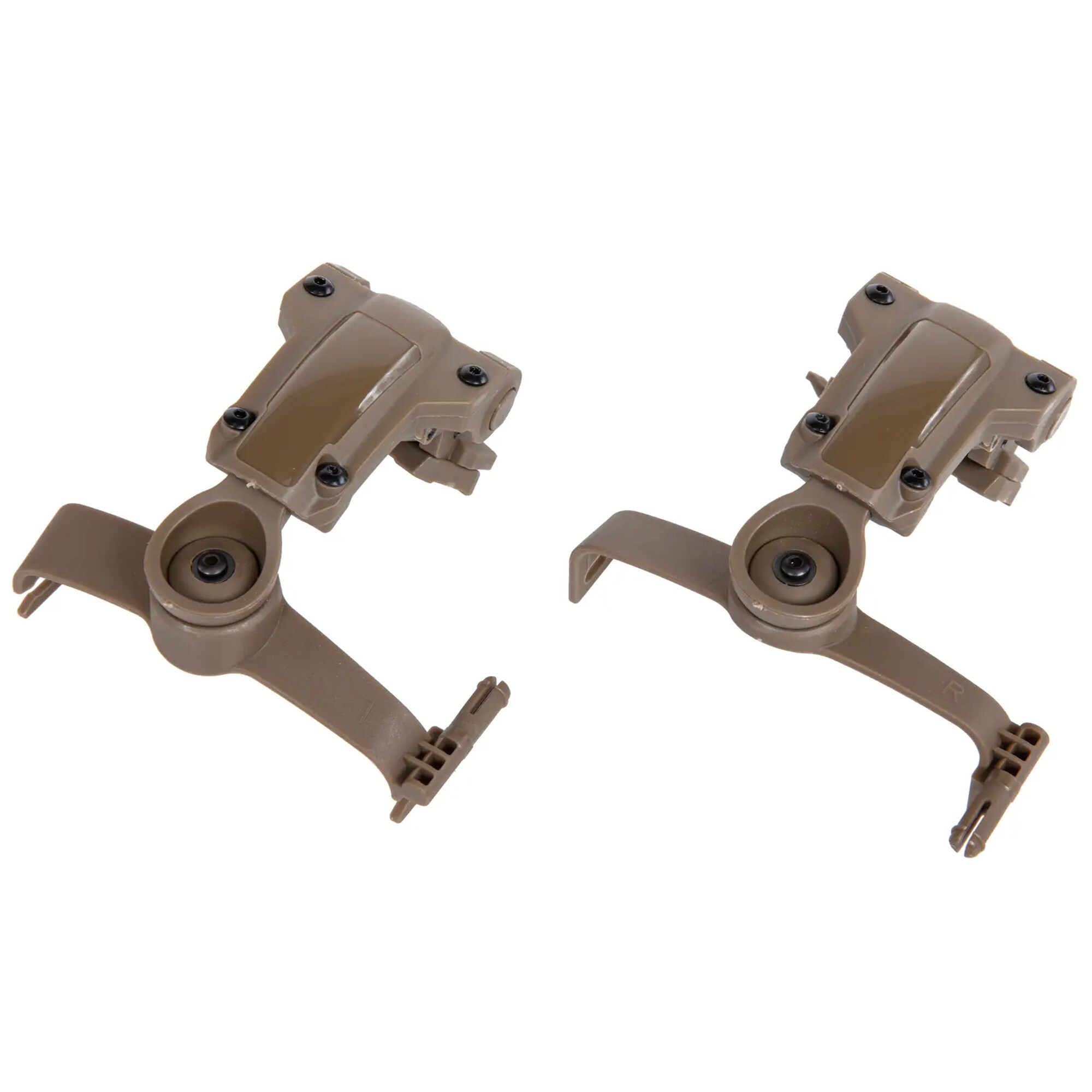 Wosport Comtac headset adapter for helmets with ARC rails - Tan