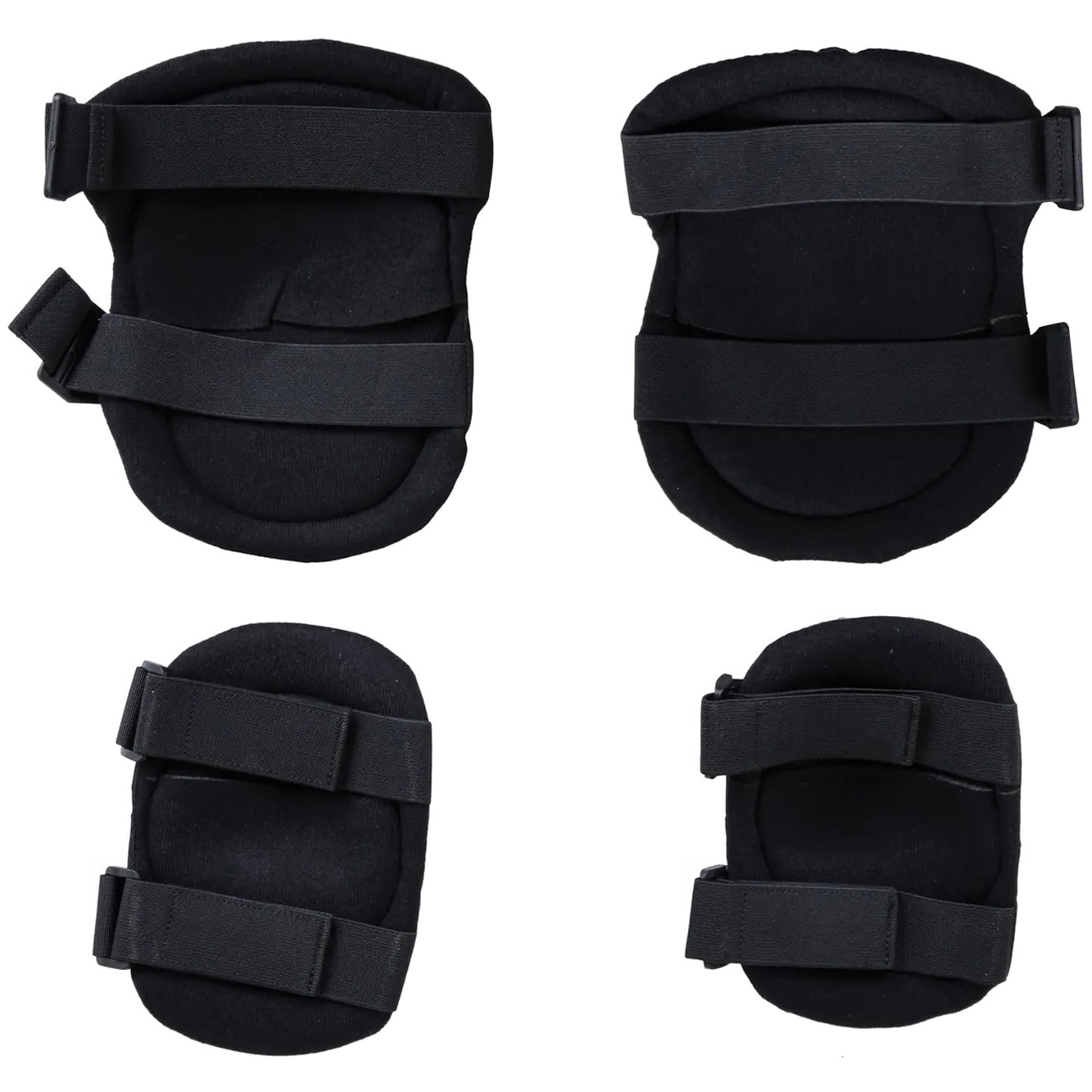 Wosport PA-07 knee and elbow protector set - Black