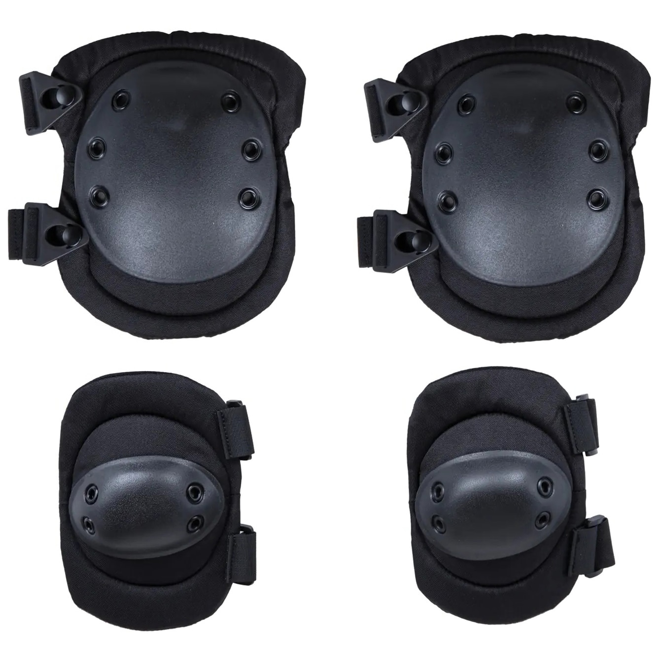 Wosport PA-07 knee and elbow protector set - Black