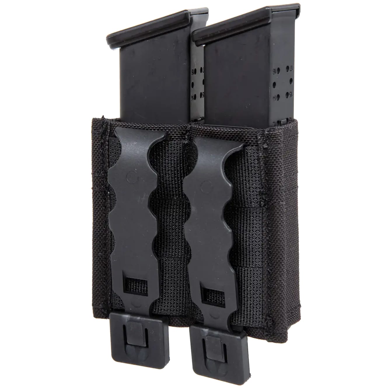 Wosport Double Pouch for 9 mm magazines - Black