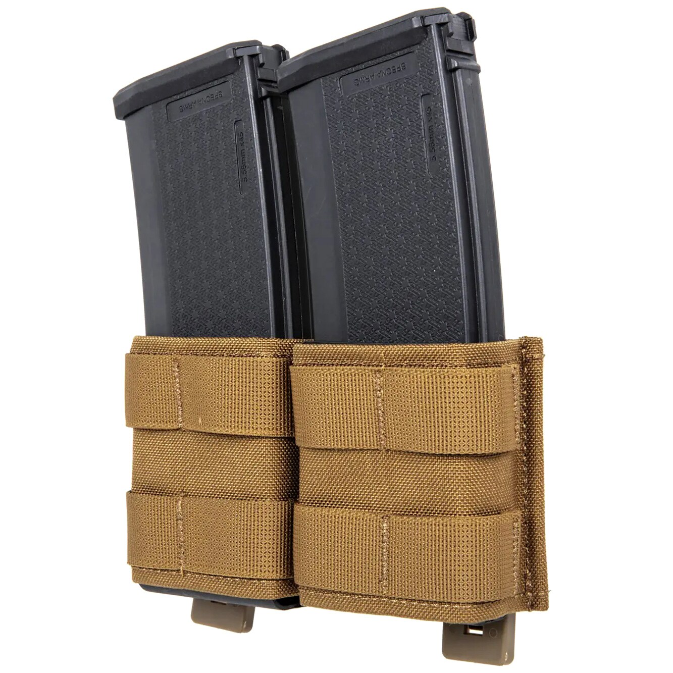 Wosport Double open magazine pouch - Coyote Brown