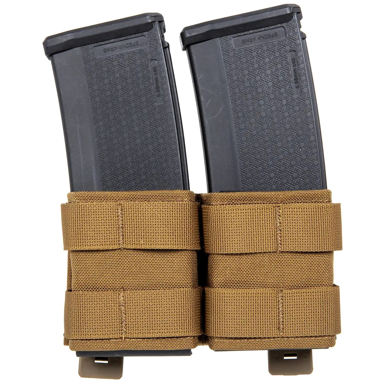 Wosport Double open magazine pouch - Coyote Brown