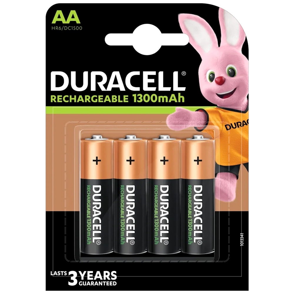 Duracell Rechargeable HR6/AA 1300 mAh Battery - 4 pcs.