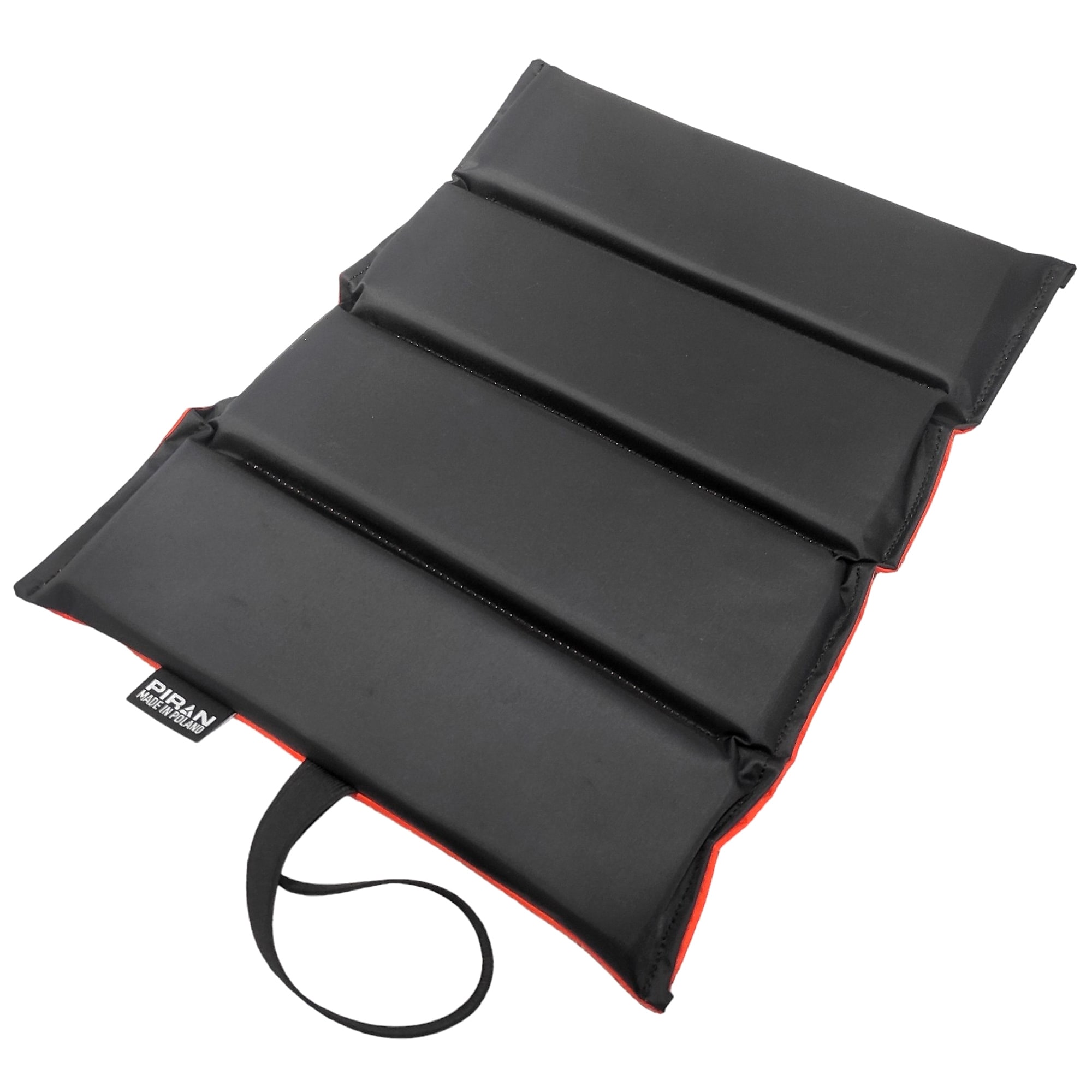 Piran Hunter Pad Folding Sit Mat - Black/Blaze Orange