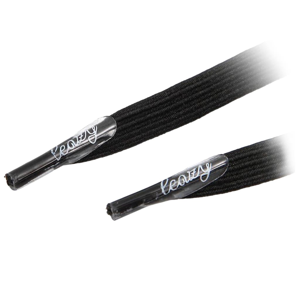 Leazy Flat Elastic Laces - Black