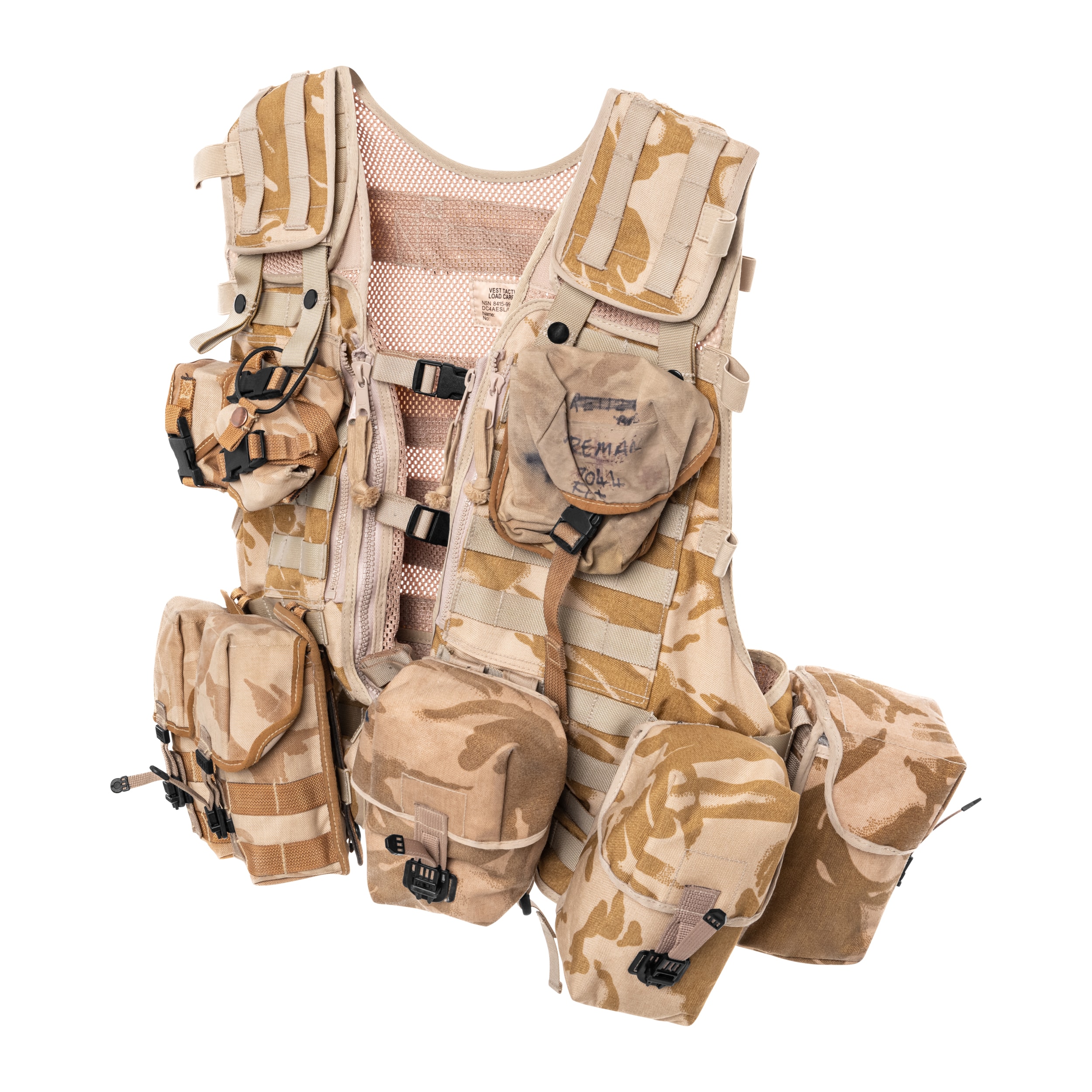 GB MOLLE DPM Desert tactical vest - used - Military Surplus