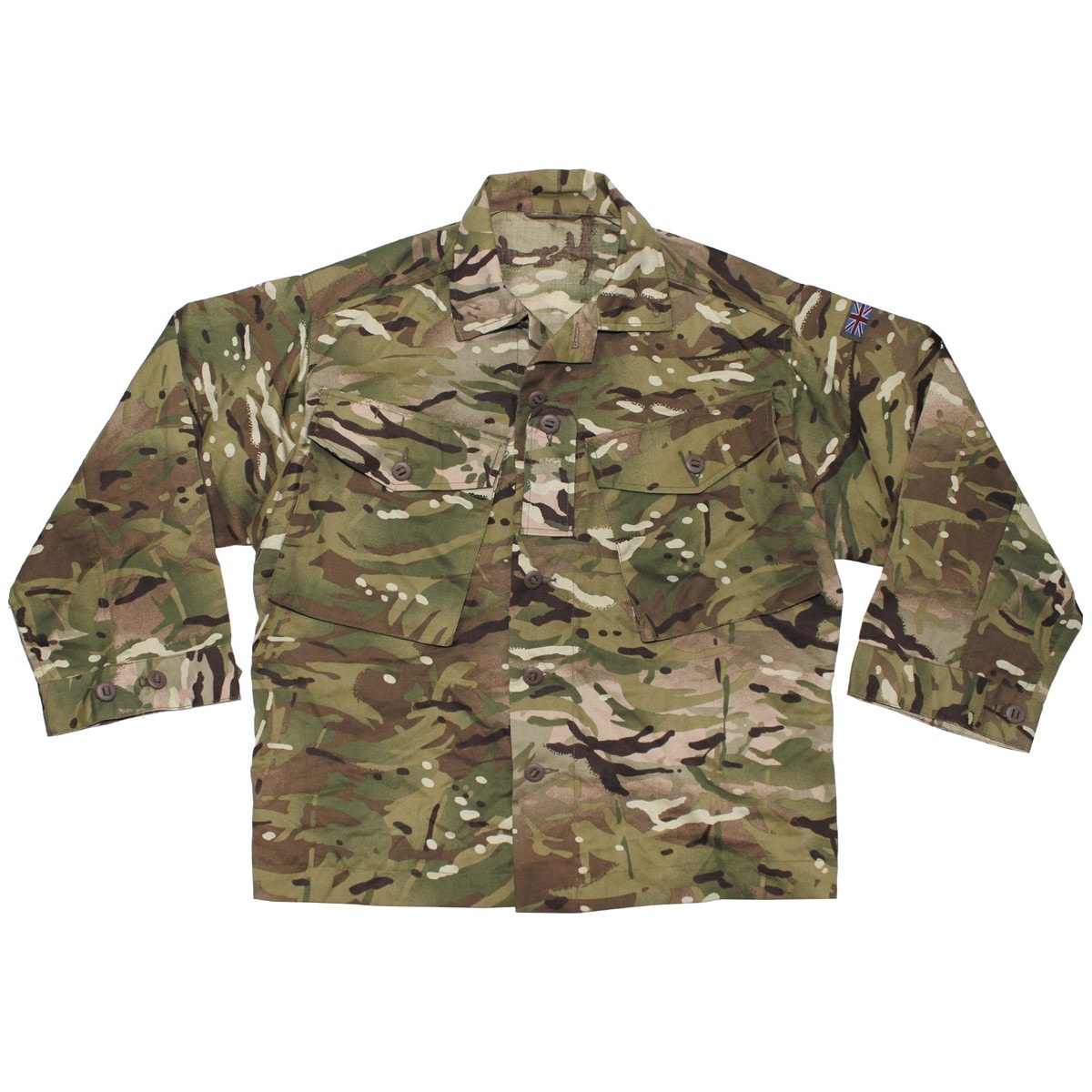 GB Combat Tropical Shirt MTP Camo - used - Military Surplus