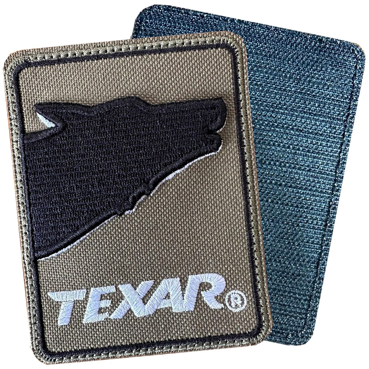 Texar Wolf Head velcro emblem - codura