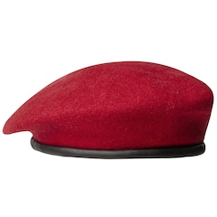BB-TEX Embossed Beret - Maroon
