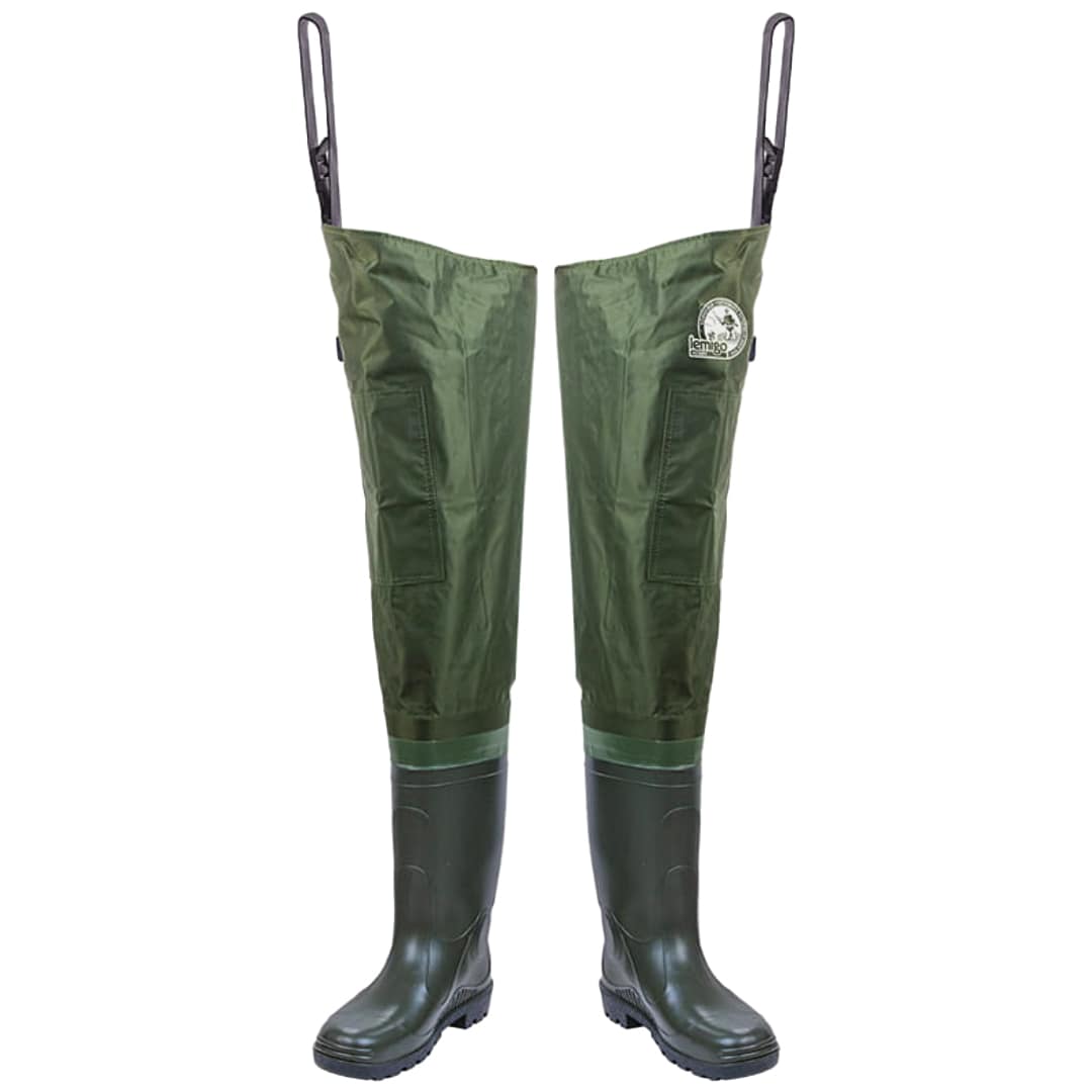 Lemigo 986 Nylon Waders - Green