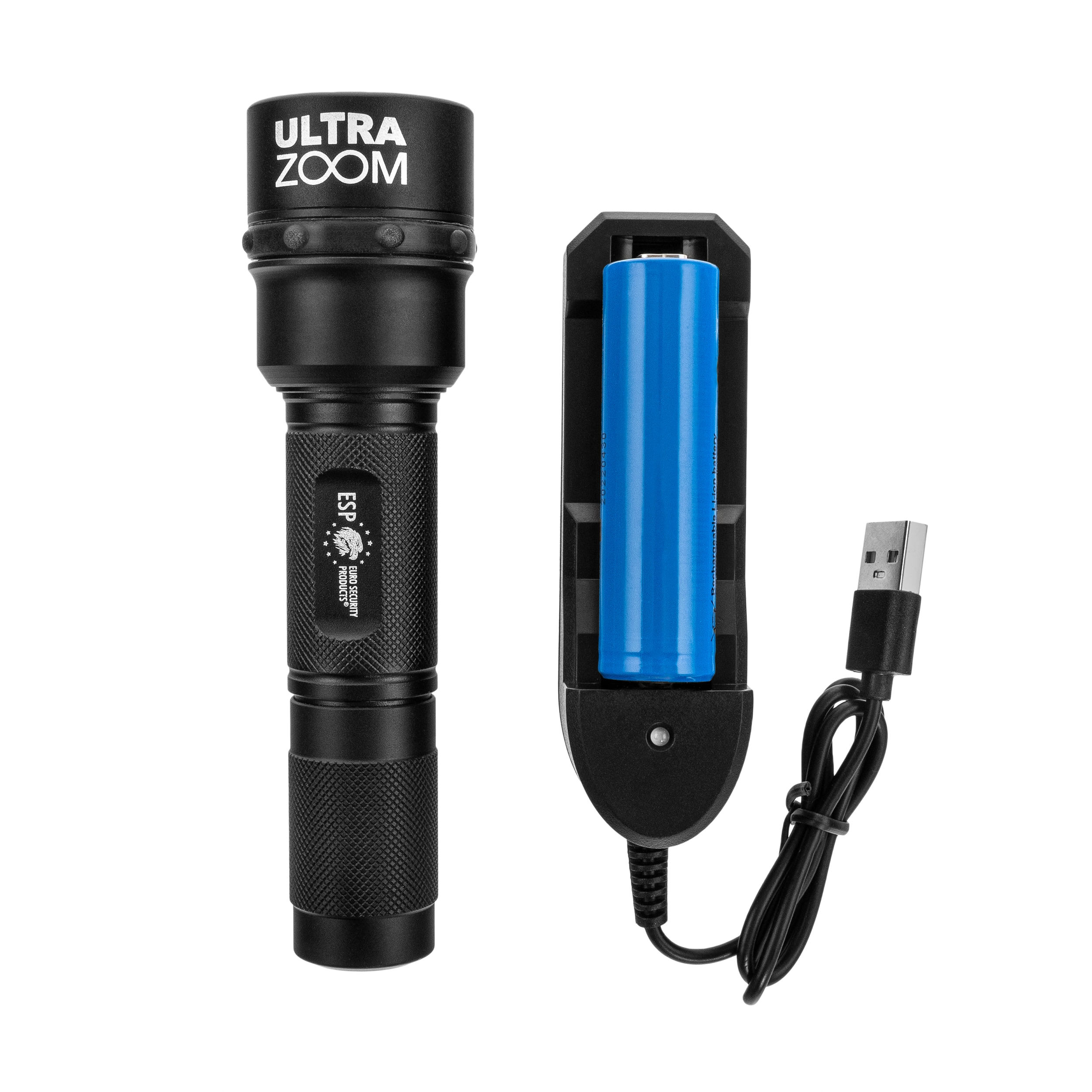 ESP Helios Ultrazoom-R Tactical Flashlight - 200 lumens