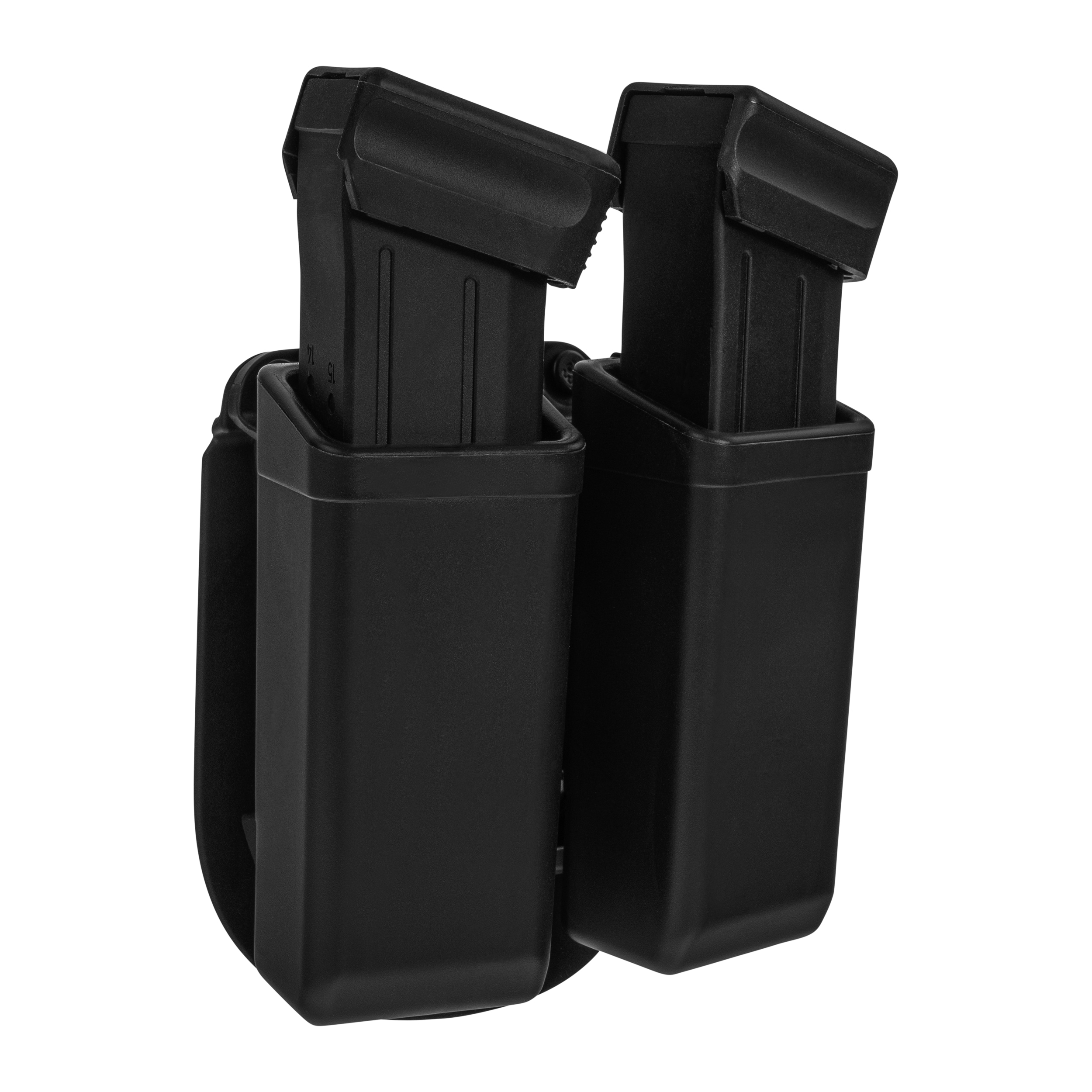 ESP Double Rotating Pouch with Paddle Mount for 9 mm Magazines - Black