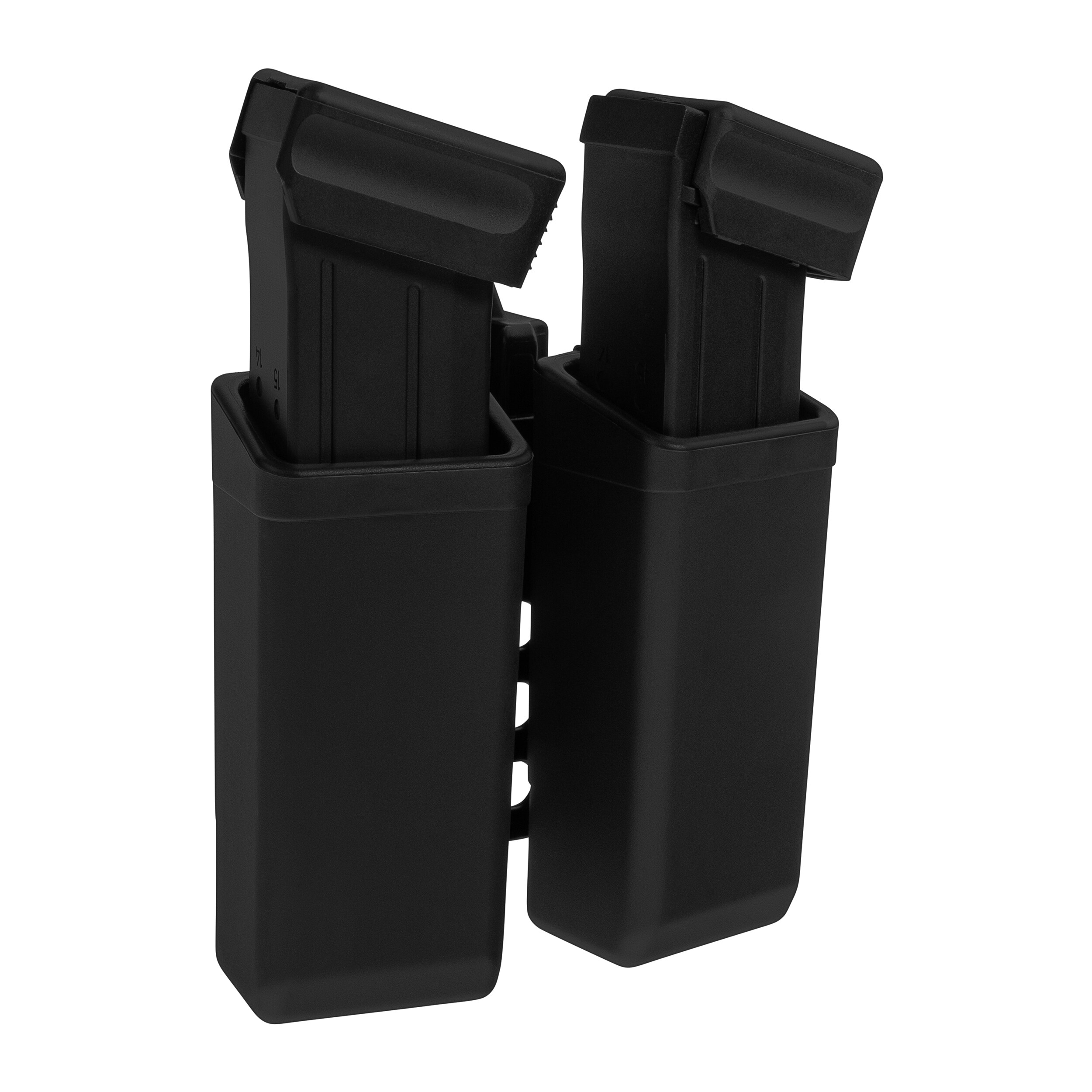 ESP Double Rotating Magazine Pouch with UBC-05 Clip for 9 mm Magazines - Black