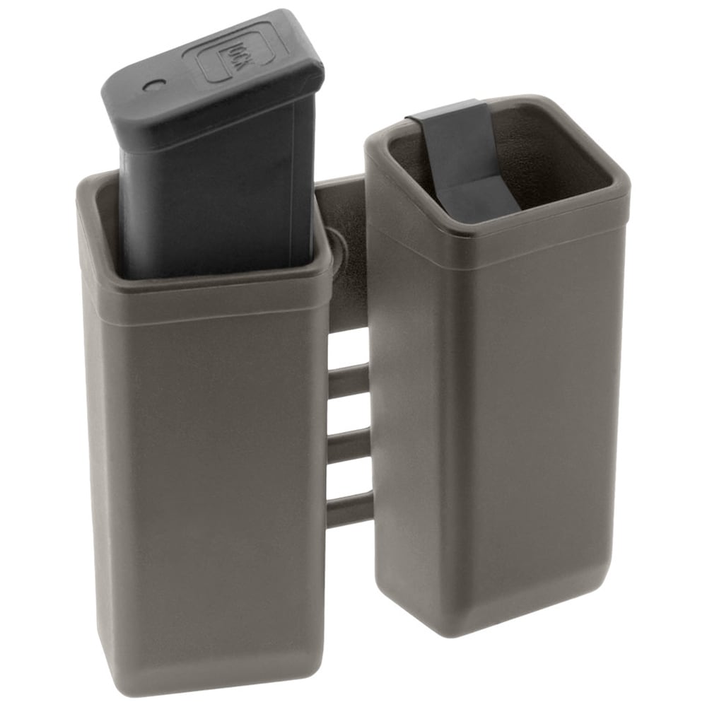 ESP Double Rotating Pouch with UBC-05 Clip Mount for 9 mm Magazines - Olive Drab