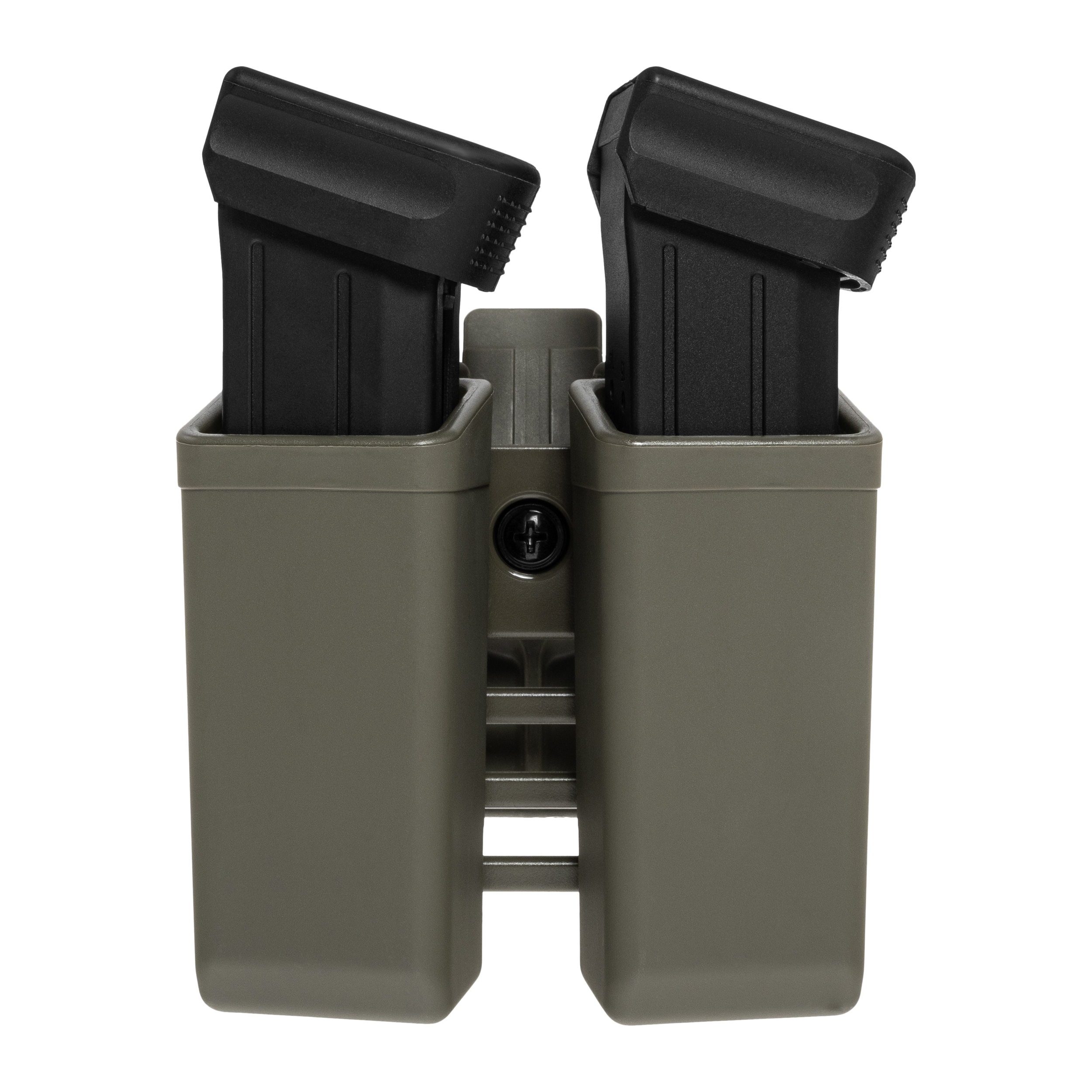 ESP Double Rotating Pouch with UBC-05 Clip Mount for 9 mm Magazines - Olive Drab