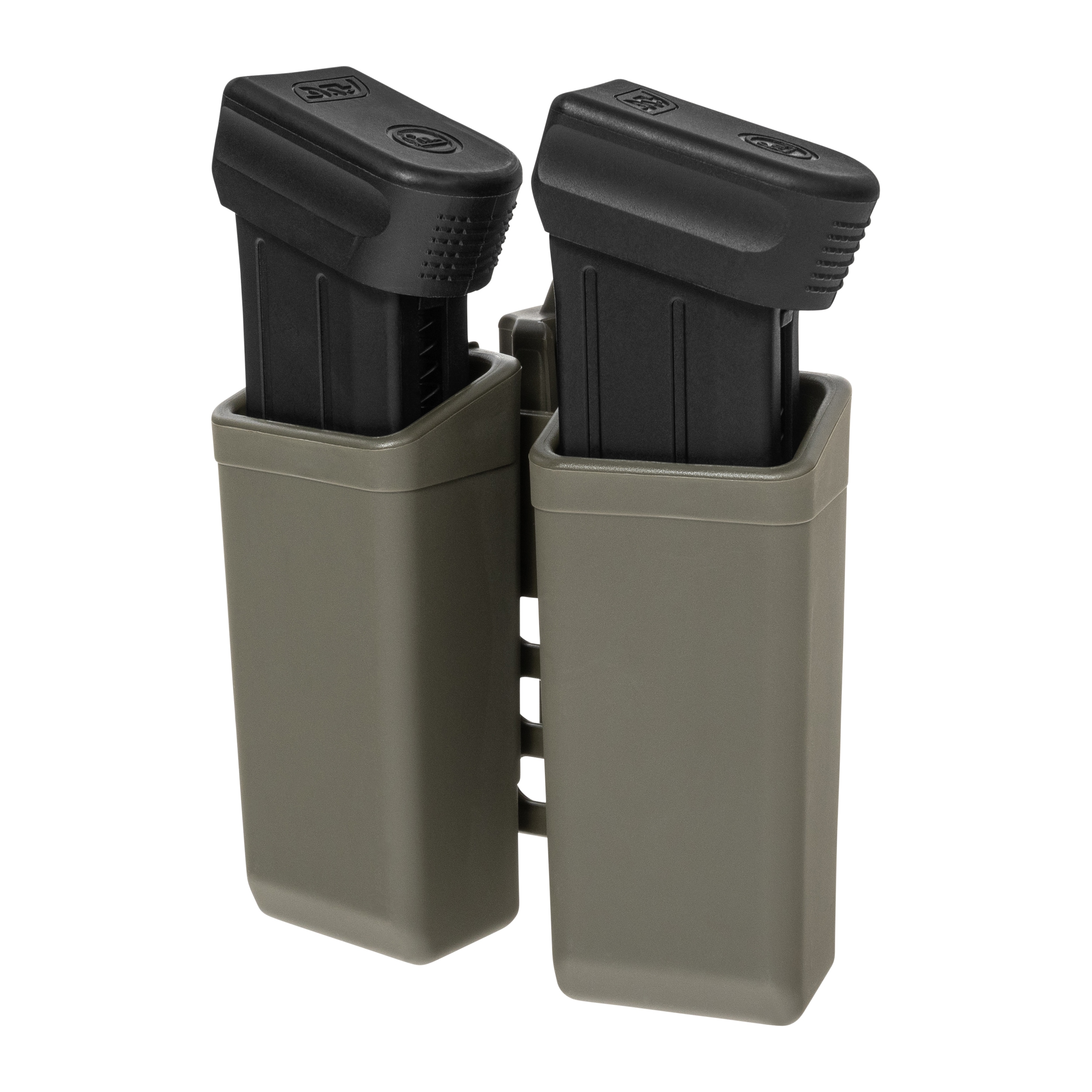 ESP Double Rotating Pouch with UBC-05 Clip Mount for 9 mm Magazines - Olive Drab