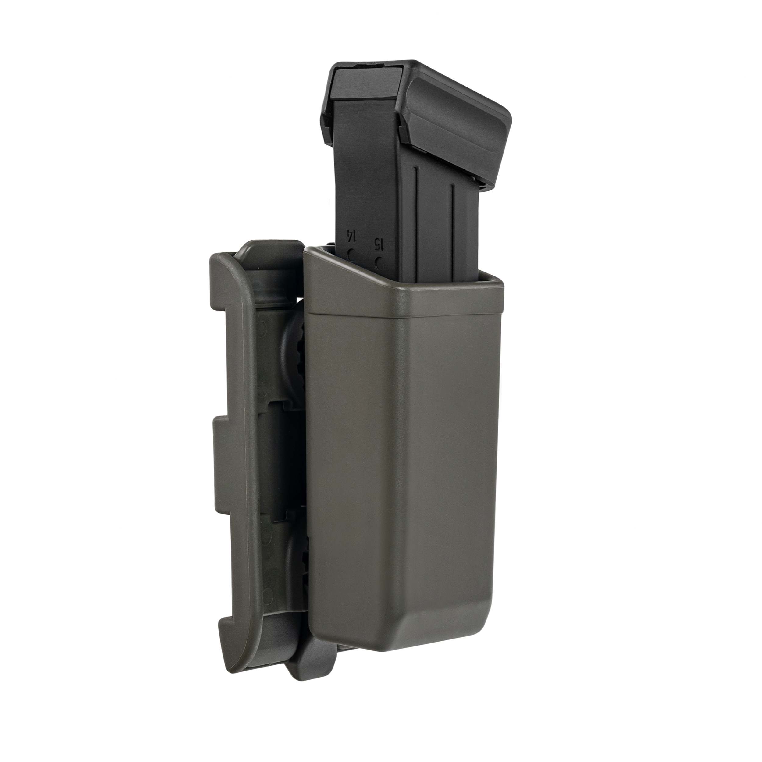 ESP Swivel pouch with UBC-07 mount for 9 mm MOLLE magazine - Olive Drab