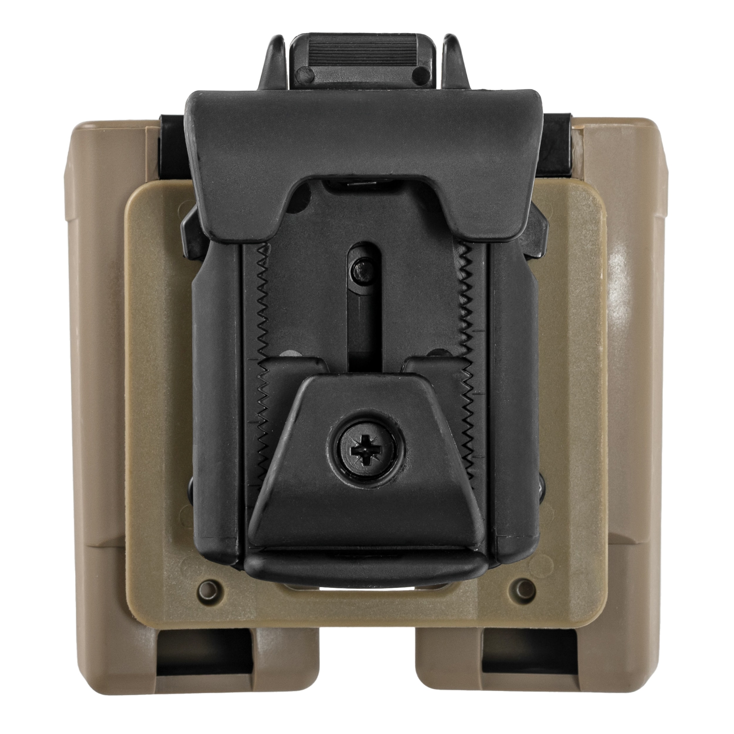 ESP Double swivel pouch with UBC-08 Clip mount for 9 mm magazines - Khaki