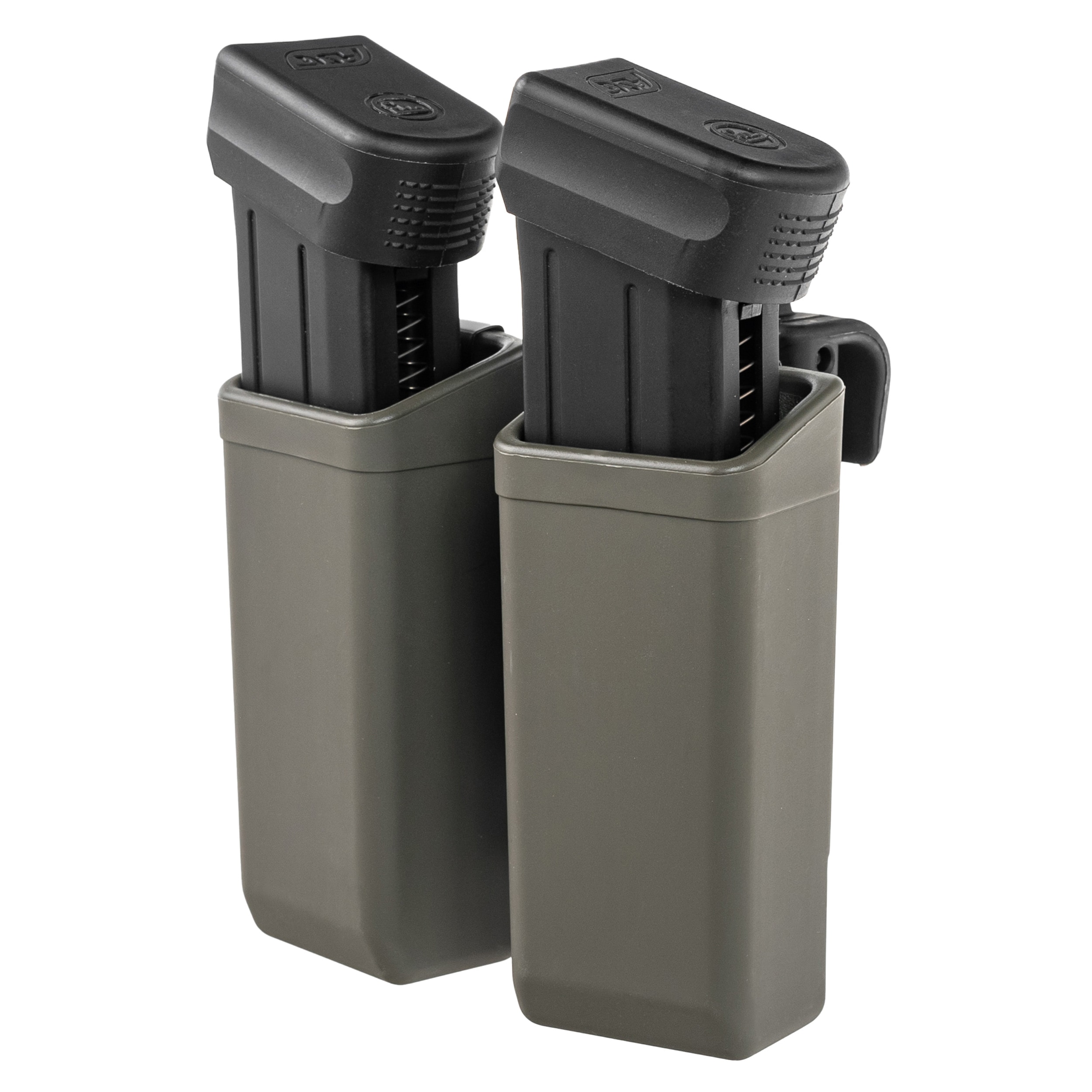 ESP Double swivel pouch with UBC-08 Clip mount for 9 mm magazines - Olive Drab