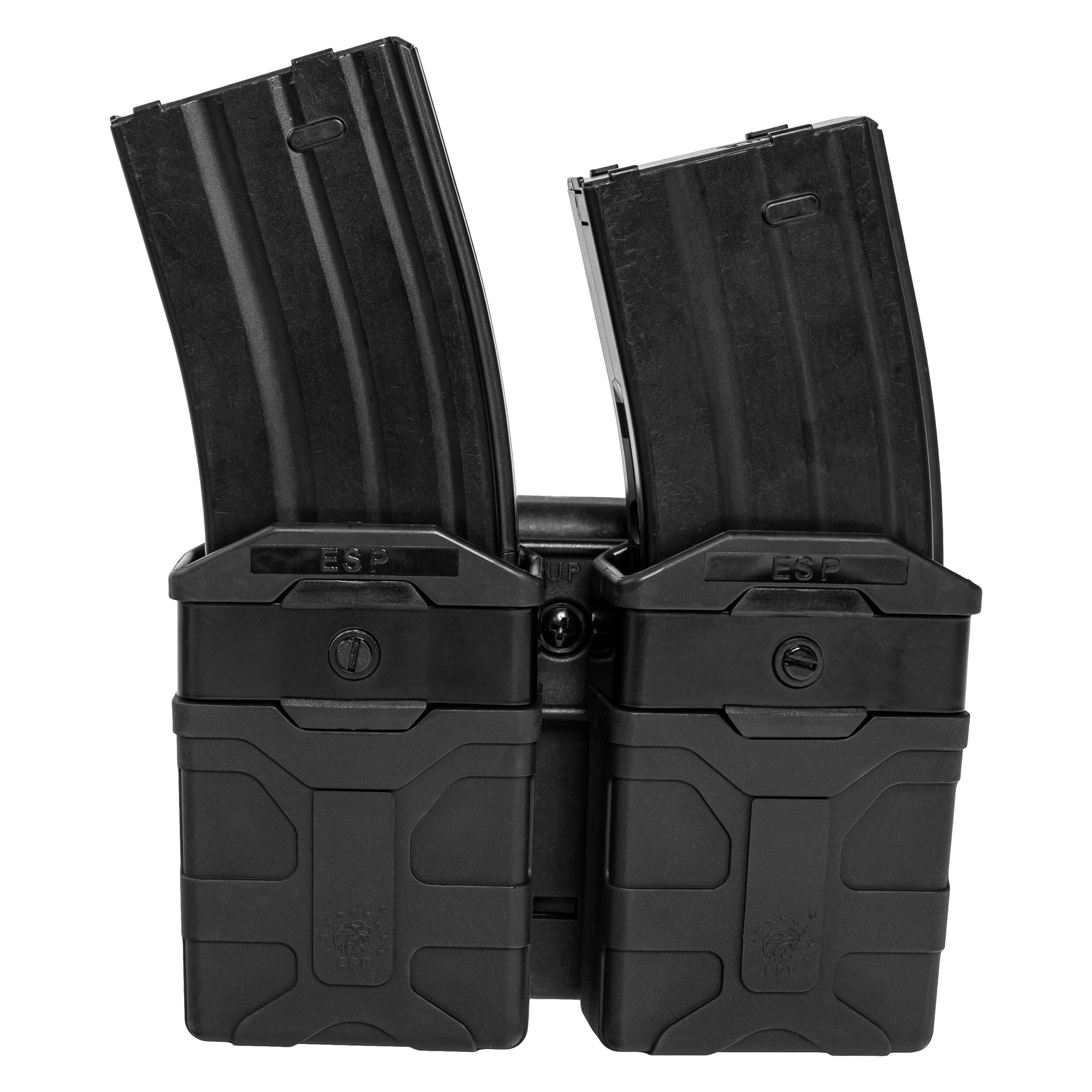 ESP Double swivel pouch with UBC-02 Clip magazine mount - Black