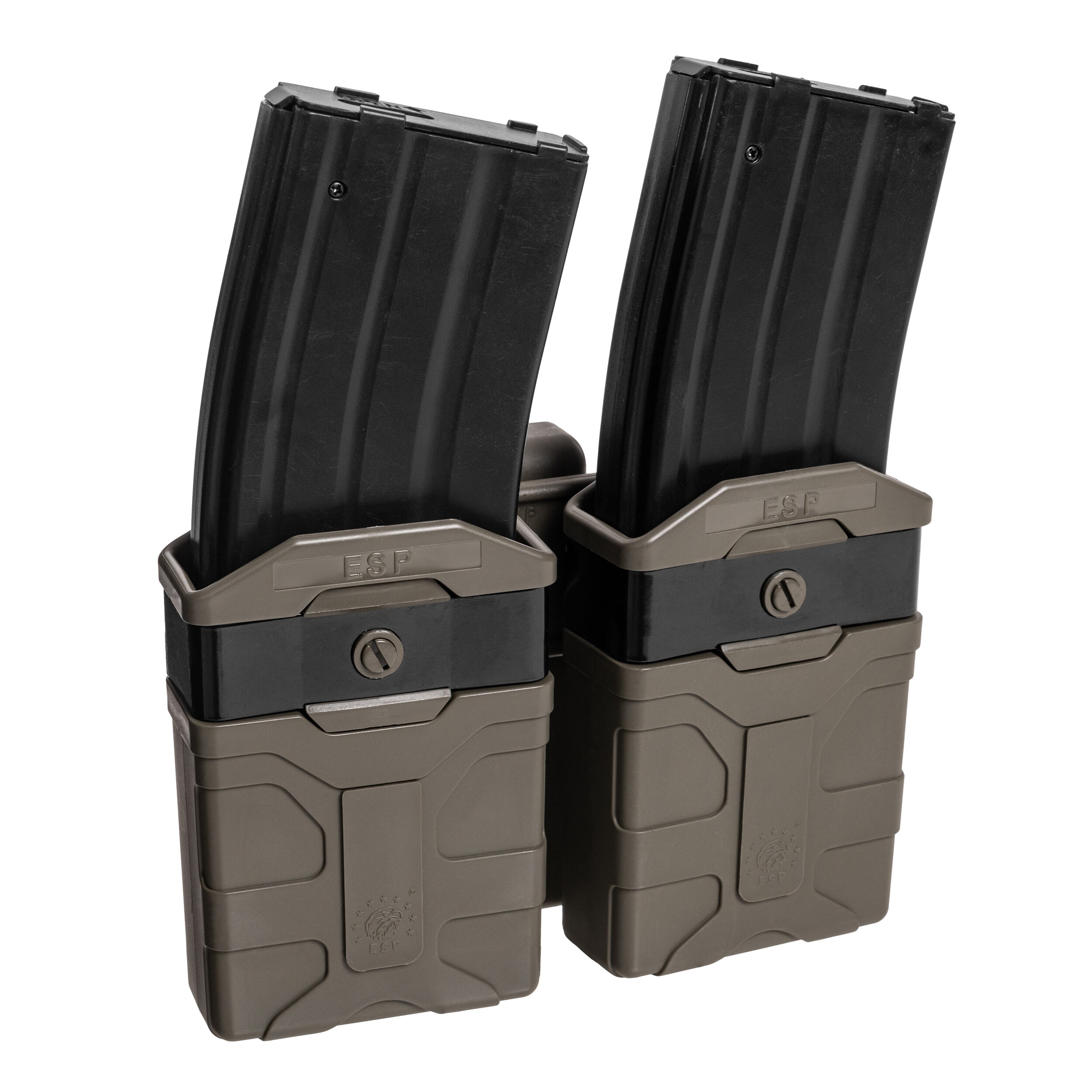 ESP Double swivel pouch with UBC-02 Clip magazine mount - Olive Drab