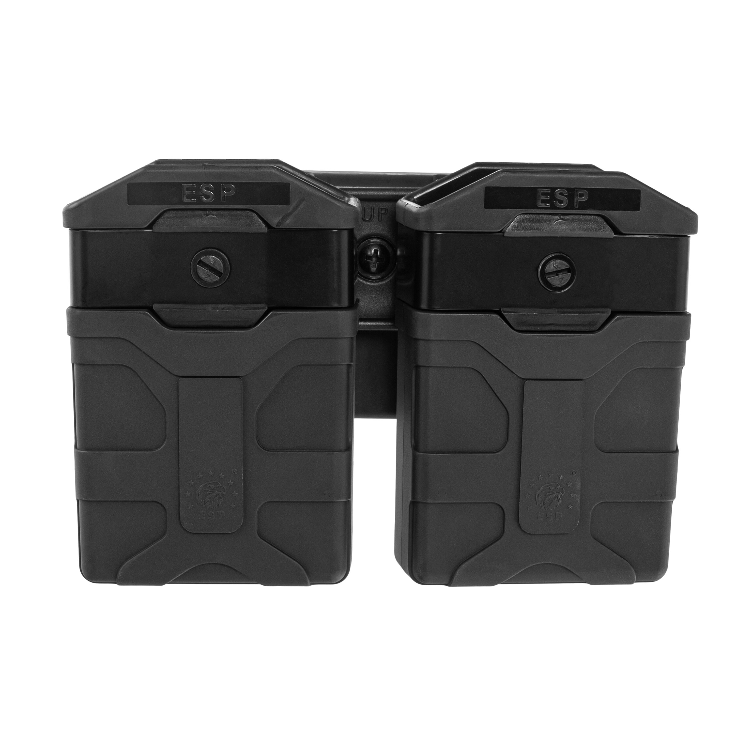 ESP Double pouch with UBC-03 Clip mount for 5.56 x 45 mm magazines - Black