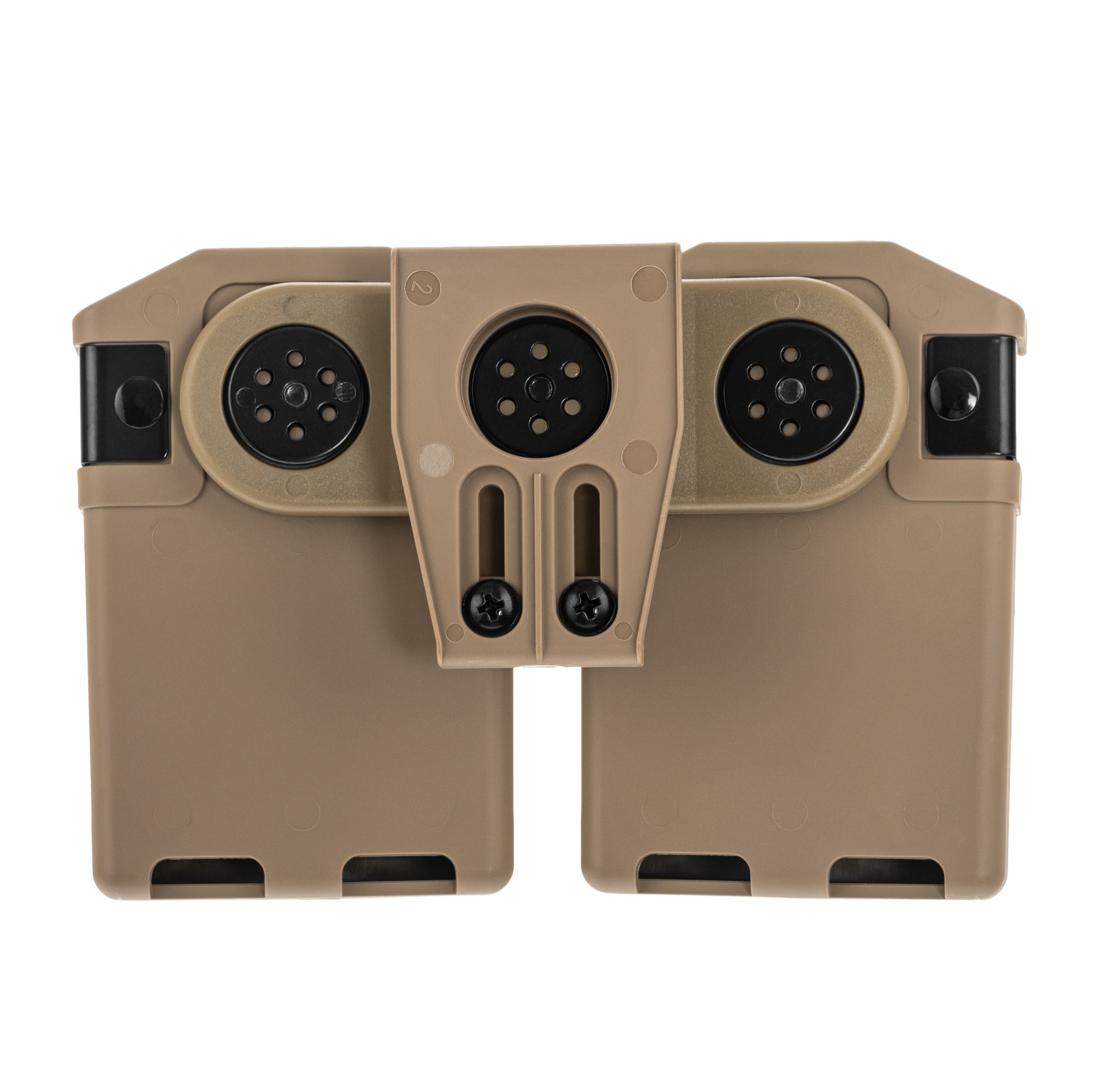 ESP Double Magazine Pouch with UBC-03 Clip Mount for 5.56 x 45 mm magazines - Khaki